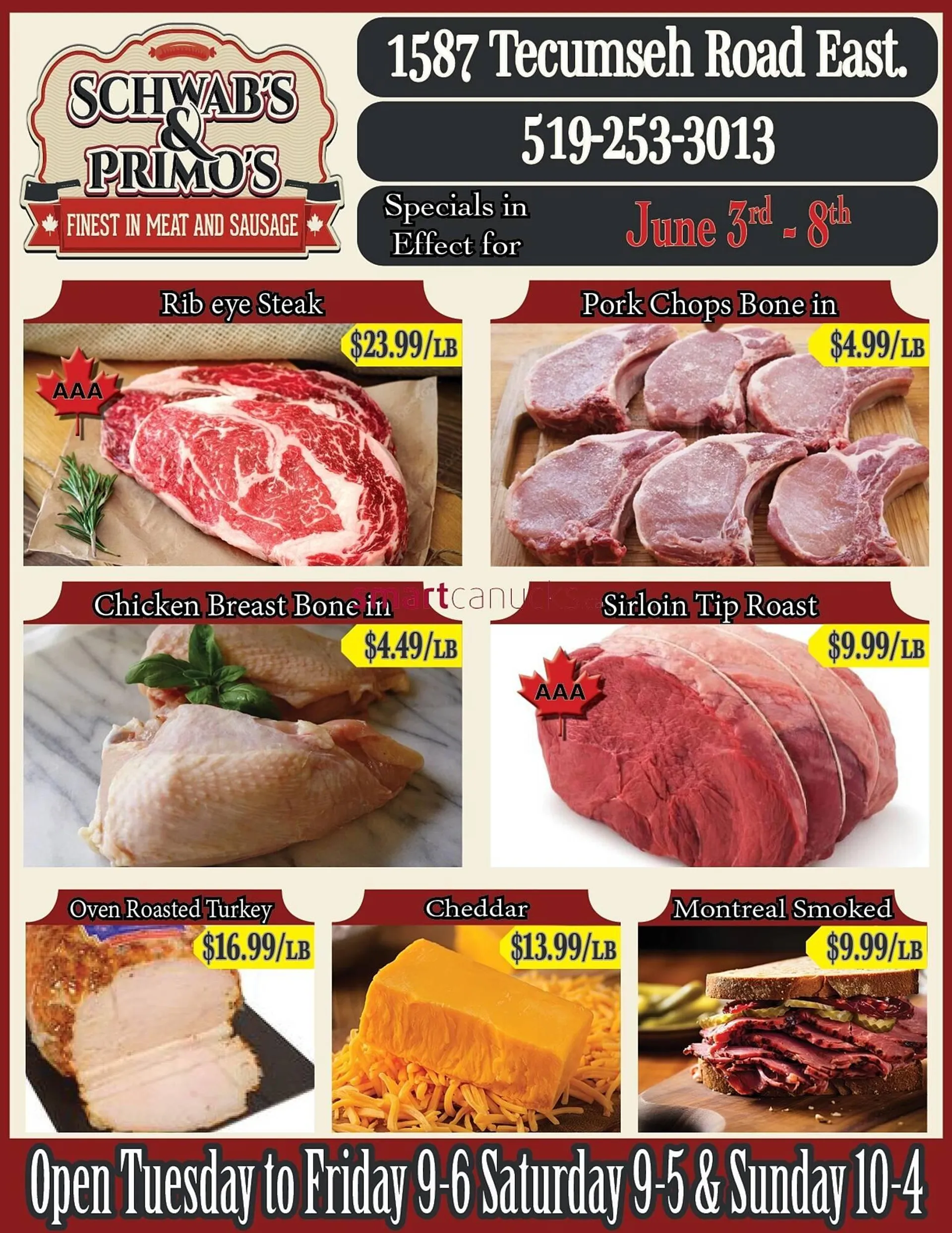 Schwab's & Primo's flyer from June 4 to June 10 2025 - flyer page 1