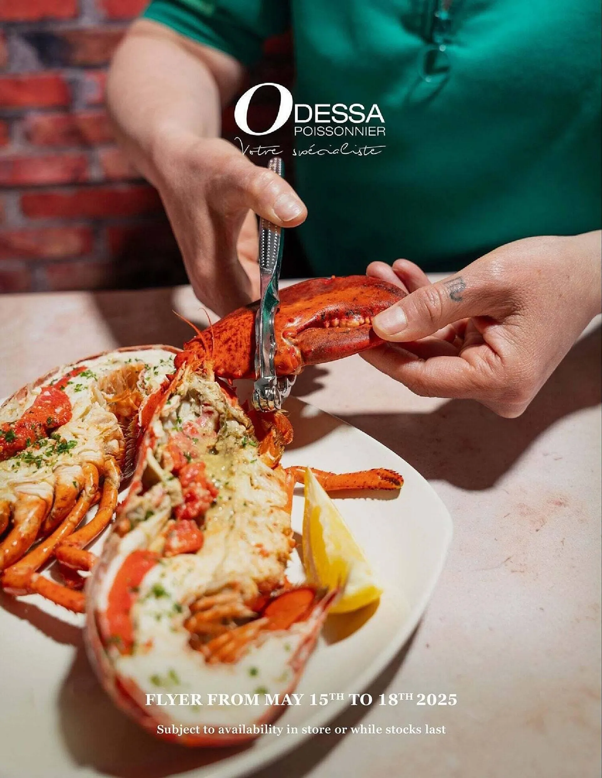 Odessa Poissonnier flyer - 1