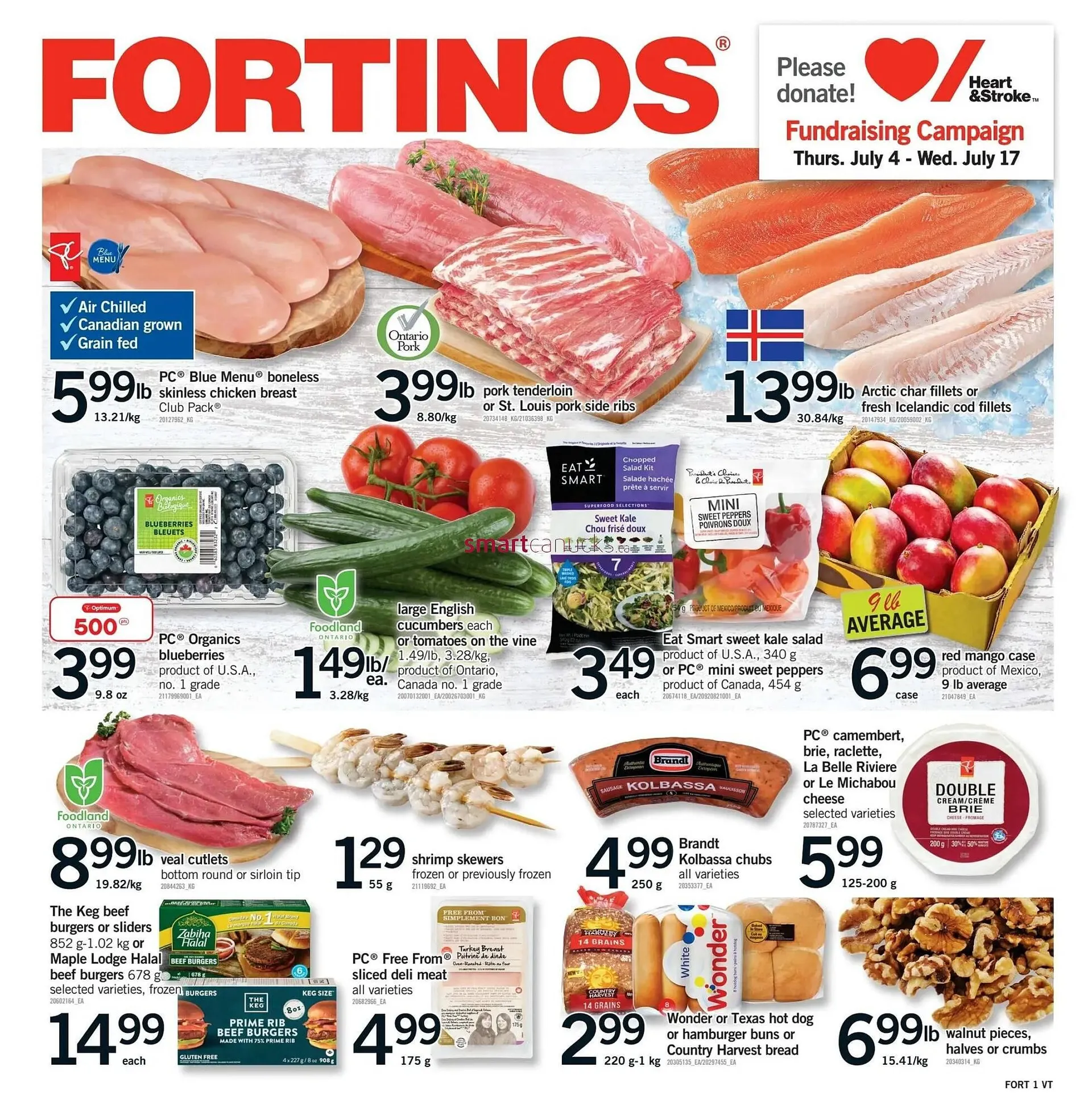 Fortinos flyer from July 11 to July 17 2024 - flyer page 1