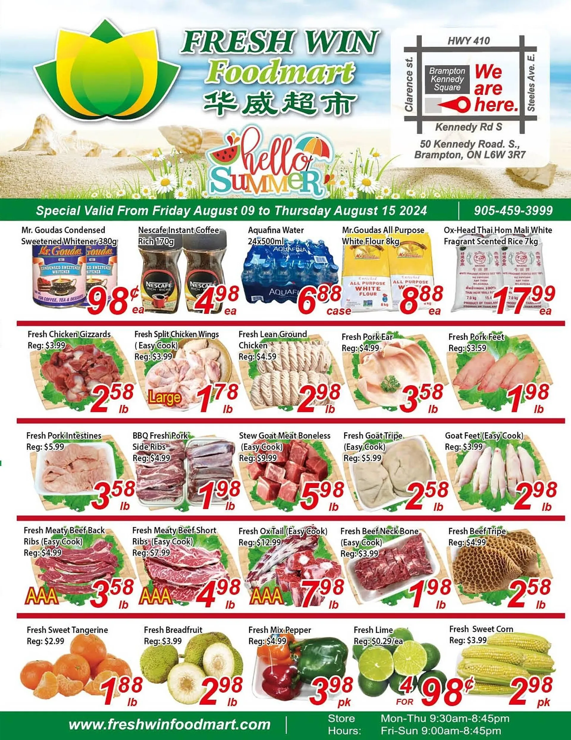 Fresh Win Foodmart flyer - 1