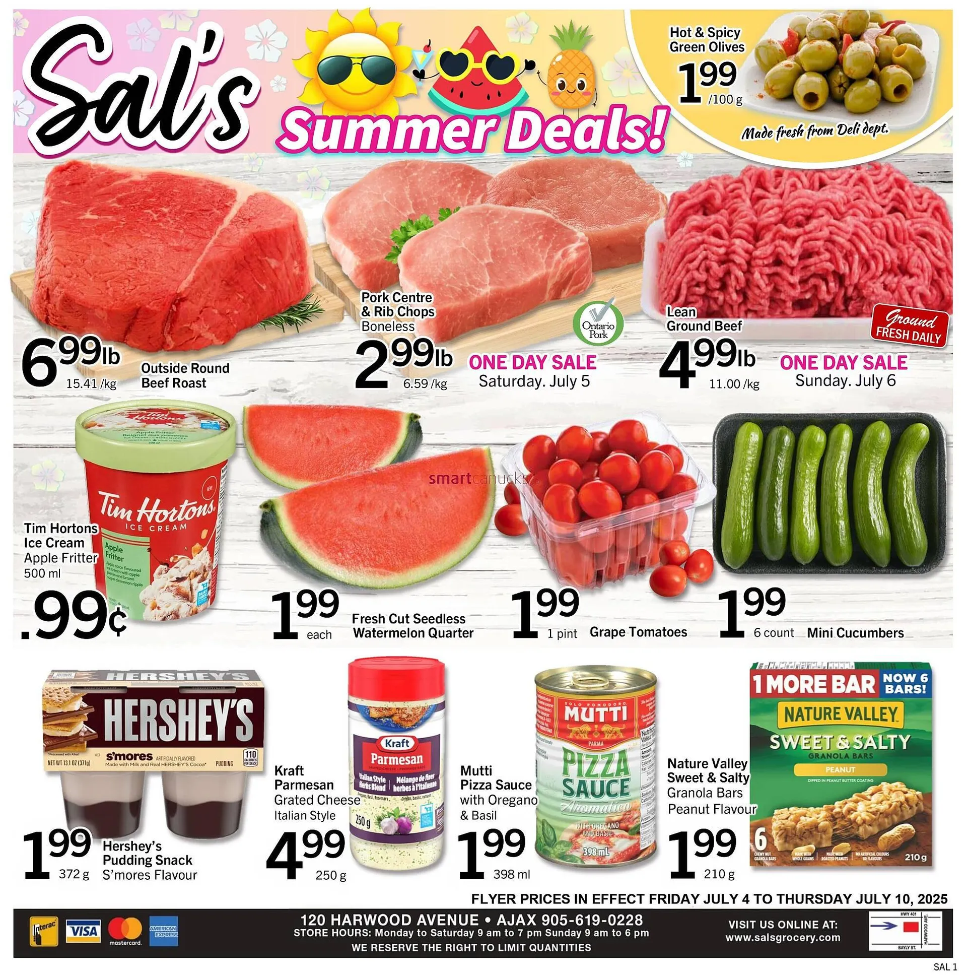 Sal's Grocery flyer from July 4 to July 10 2025 - flyer page 1