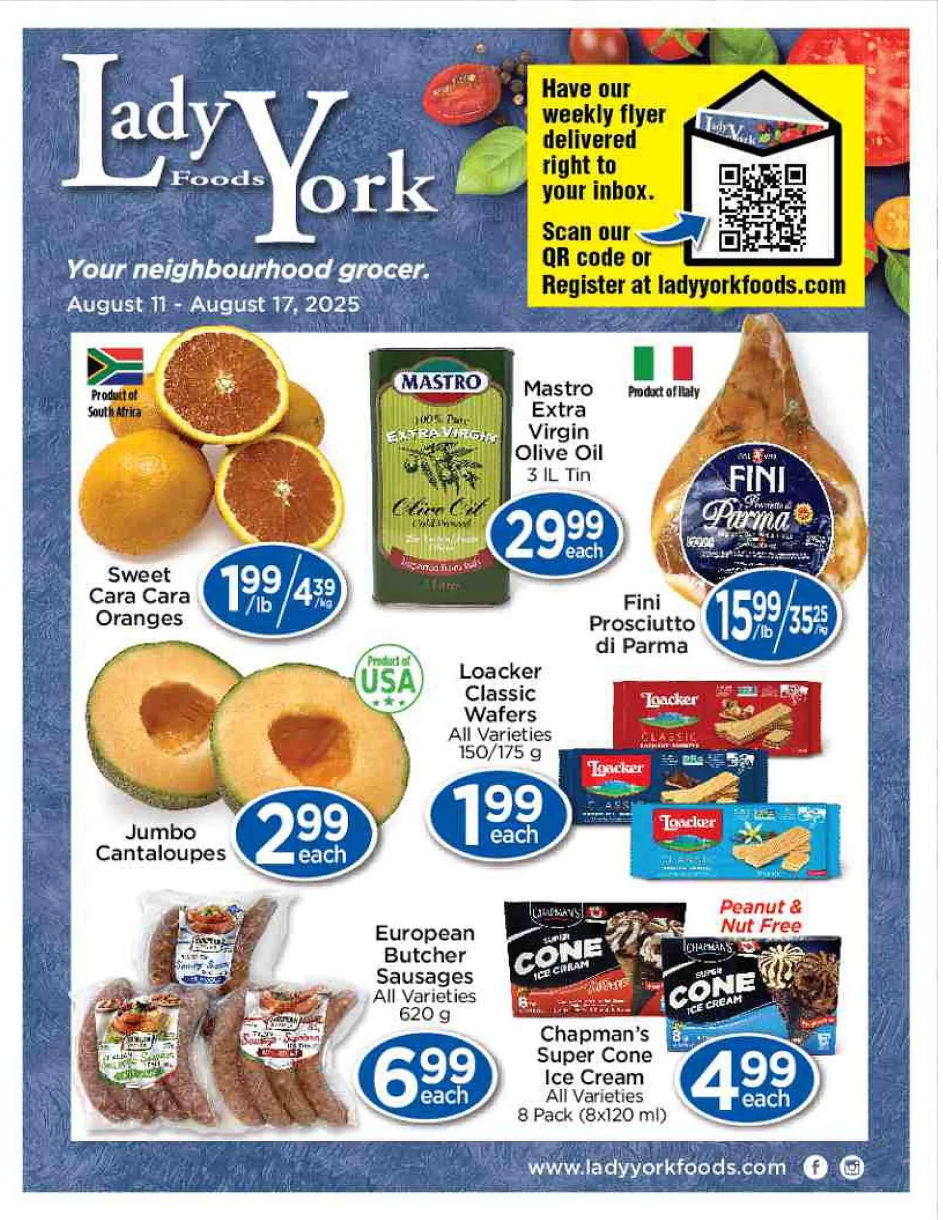 Lady York flyer from August 11 to August 17 2025 - flyer page 1