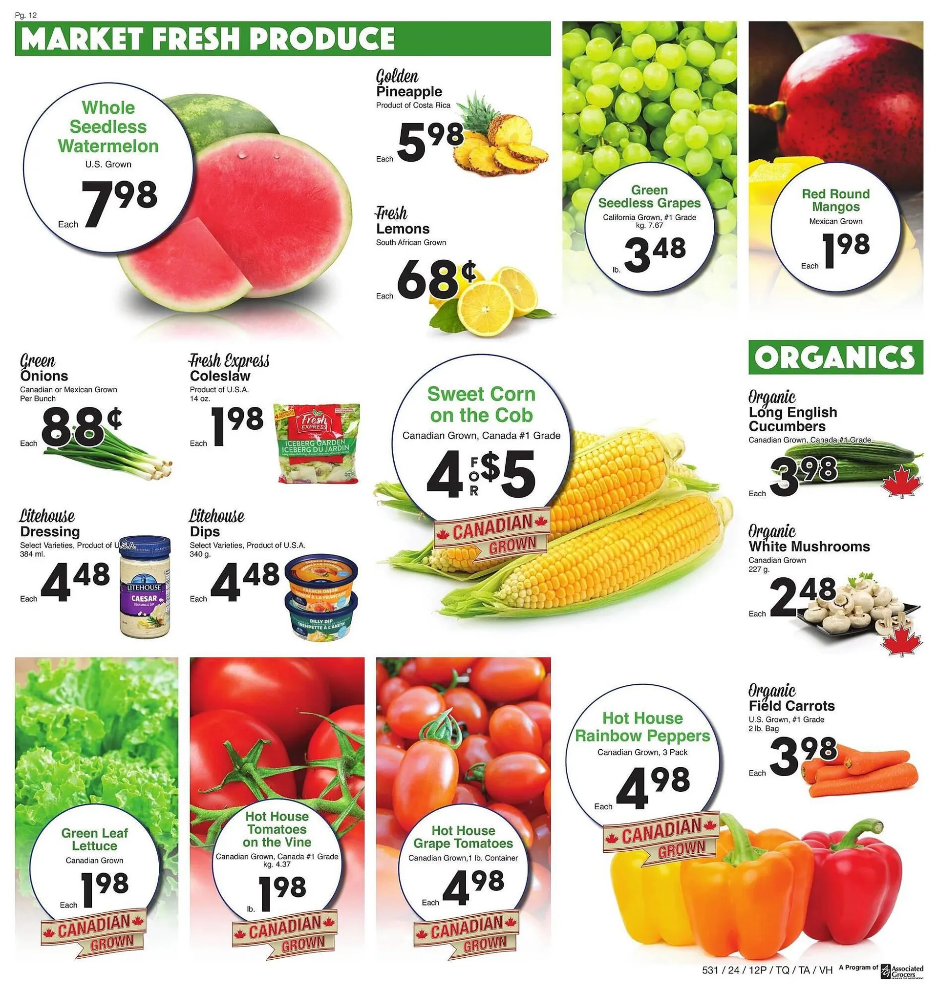 AG Foods flyer from July 26 to August 1 2024 - flyer page 12