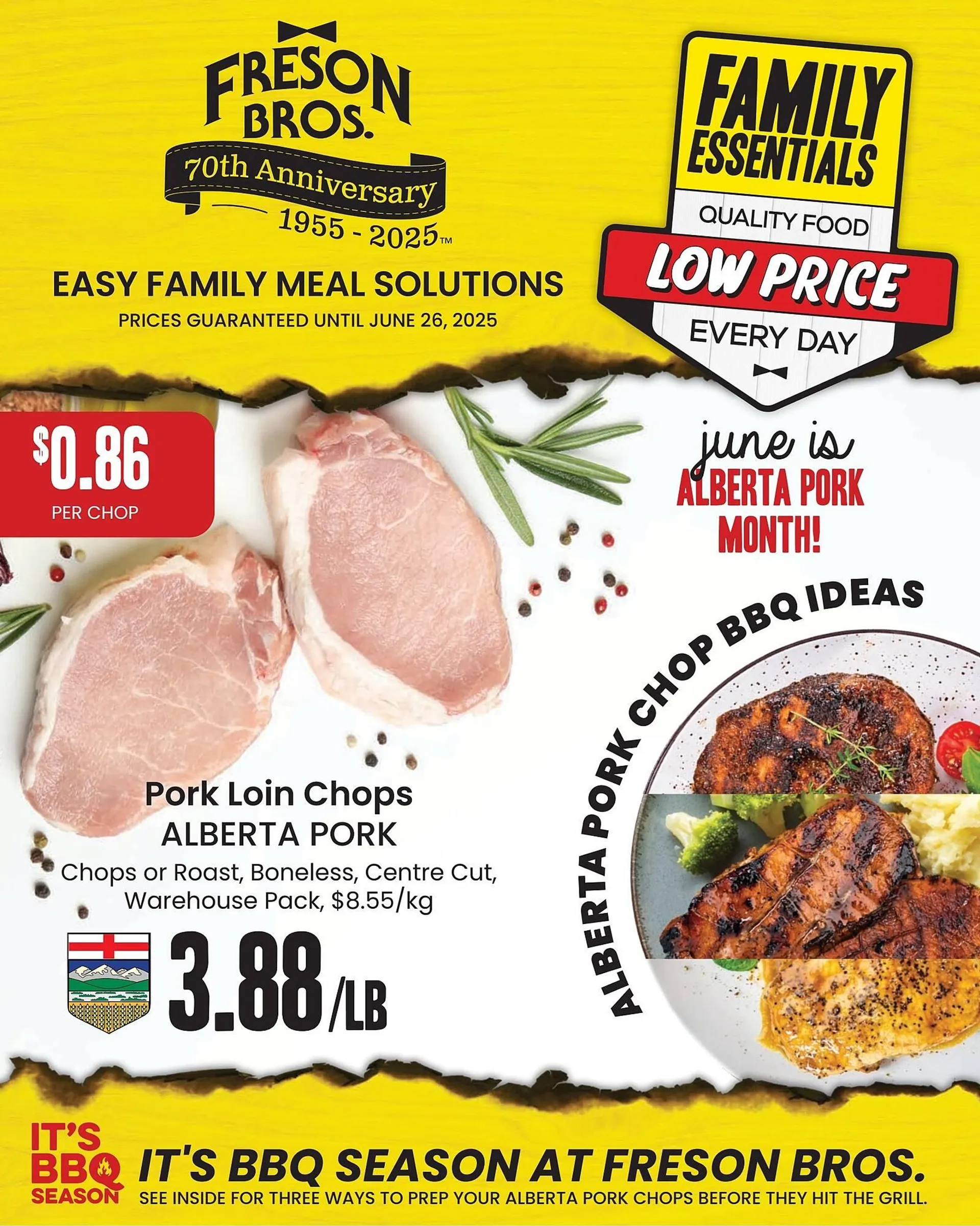 Freson Bros flyer from May 30 to June 26 2025 - flyer page 1