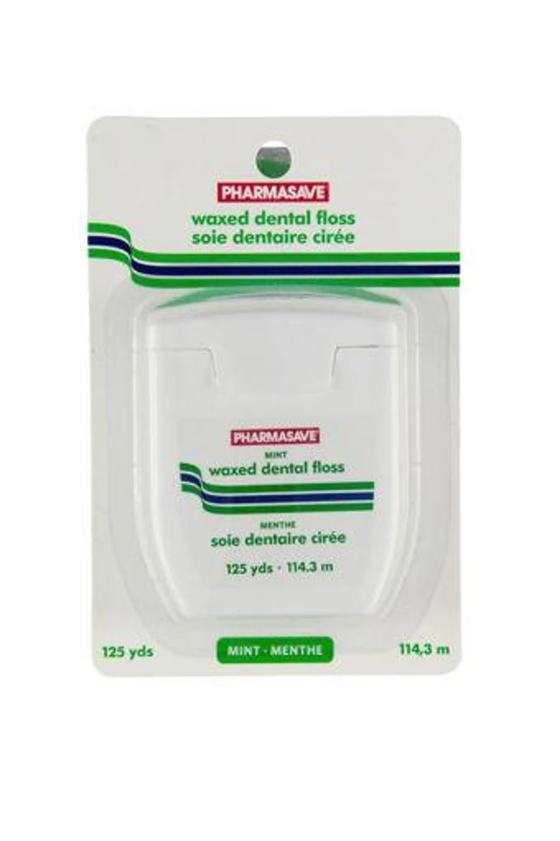 PHARMASAVE FLOSS - WAXED MINT 125YD