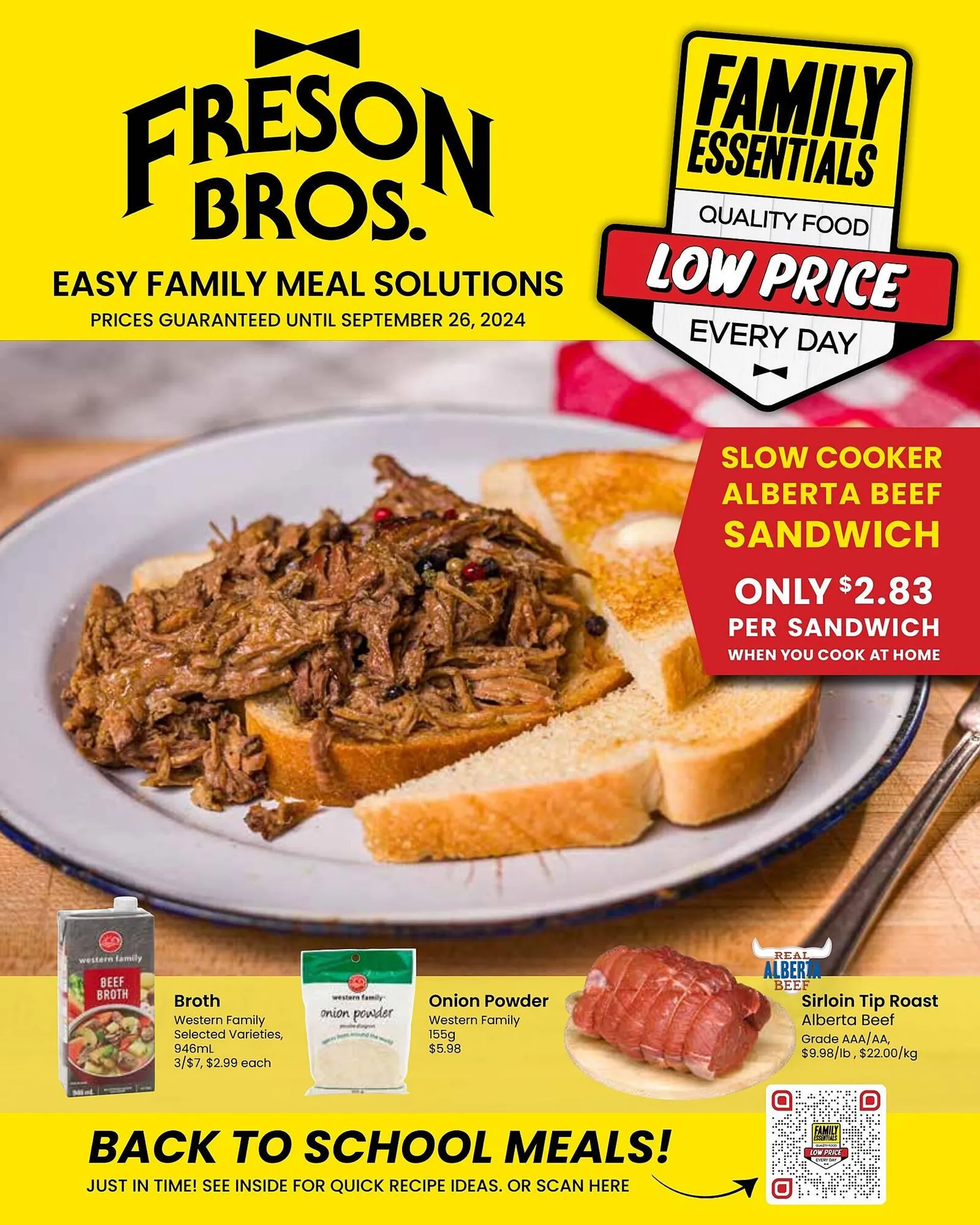 Freson Bros flyer - 1