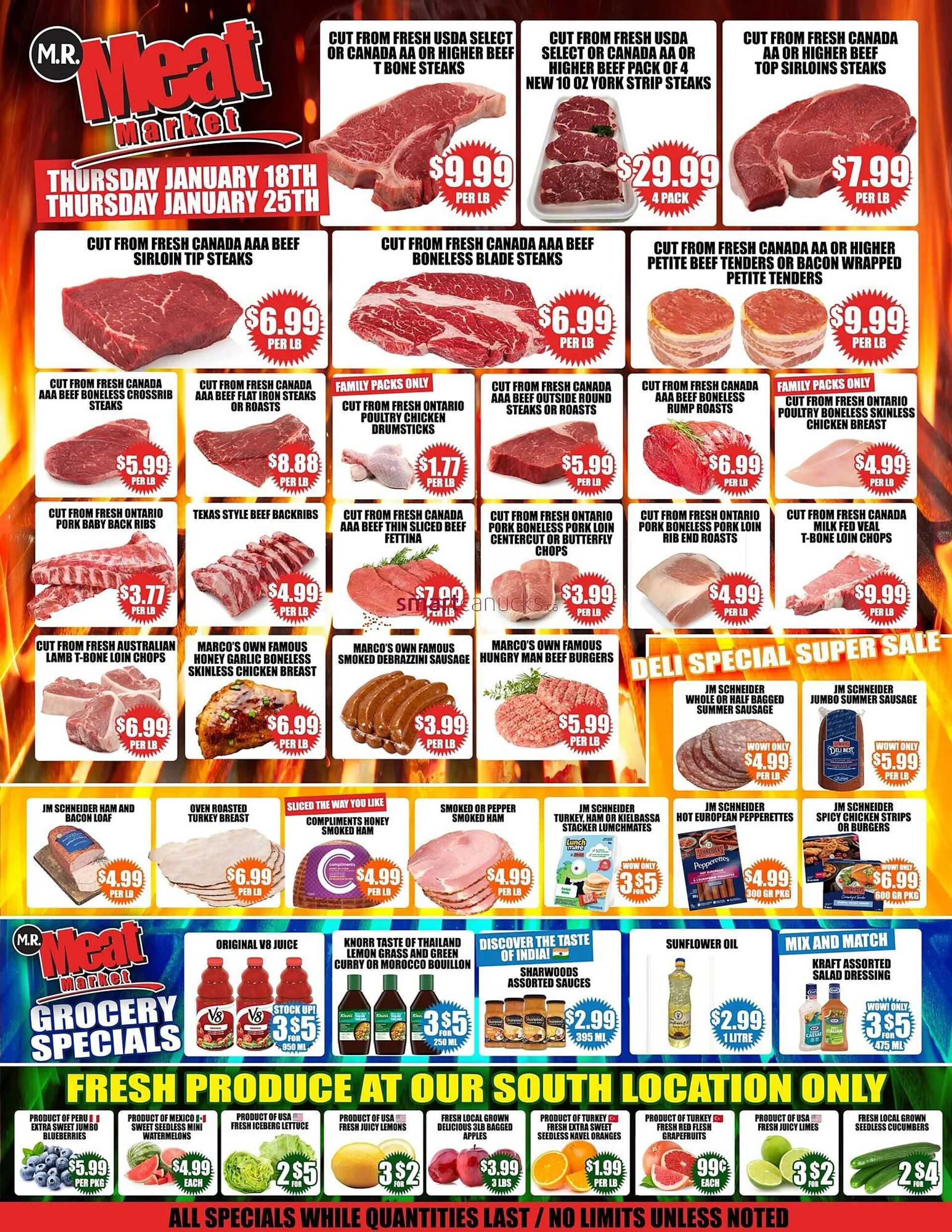 Mr. Meat Market flyer from January 18 to January 24 2024 - flyer page 1