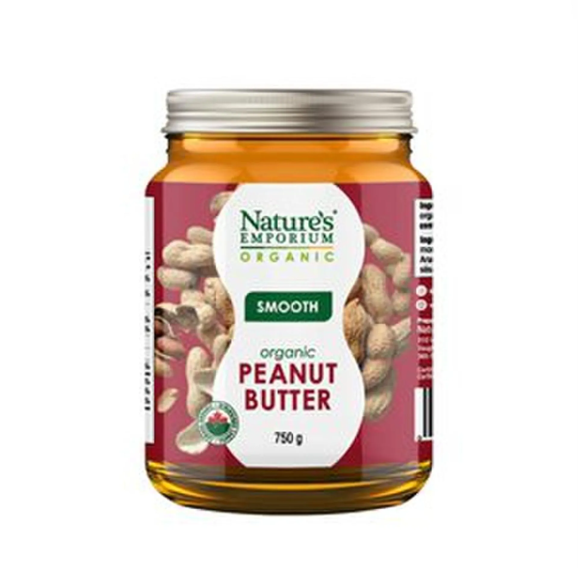 Natures Emporium Organic Peanut Butter Smooth Org 750 g