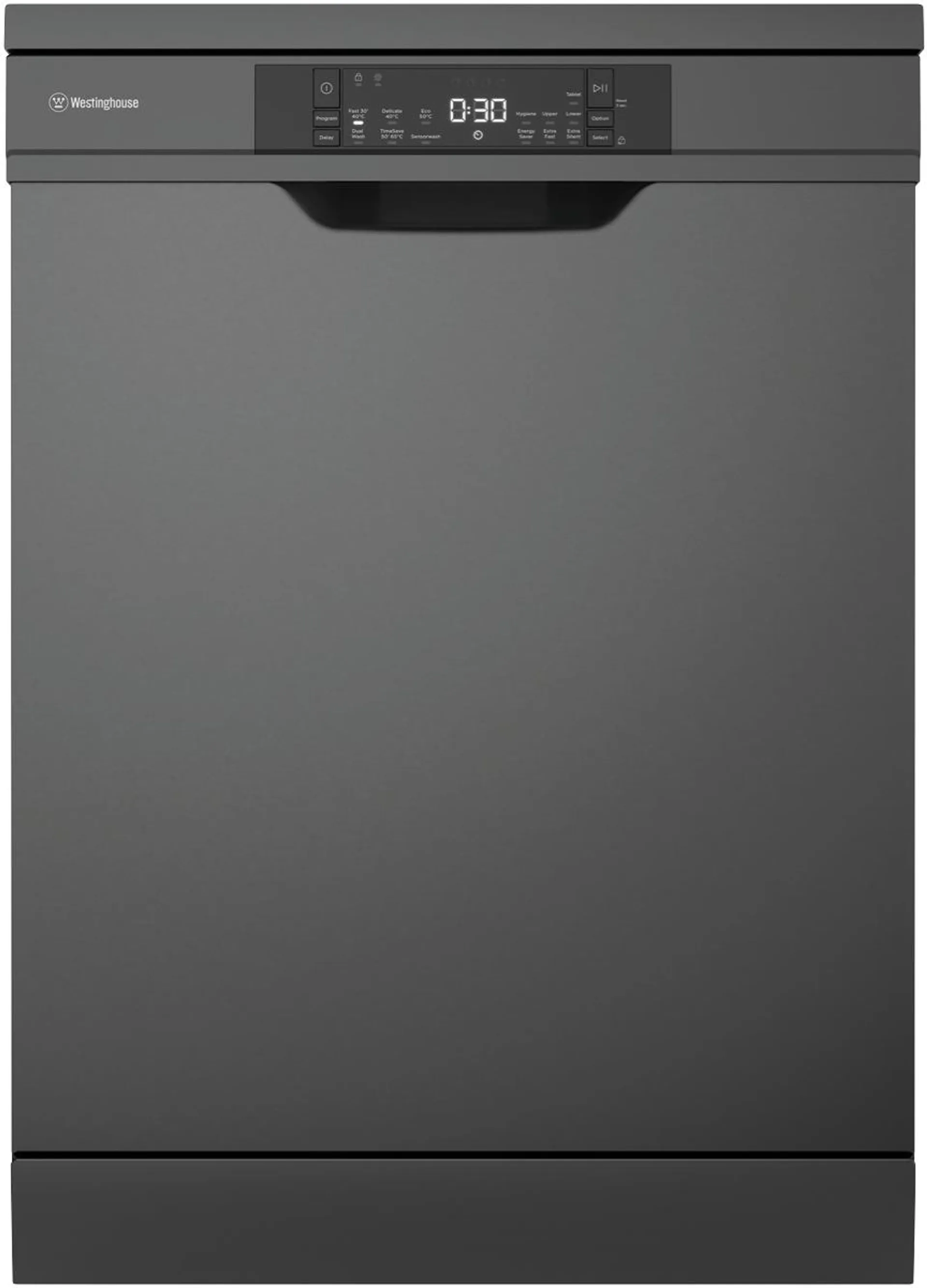 Westinghouse Freestanding Dishwasher - Dark Stainless Steel