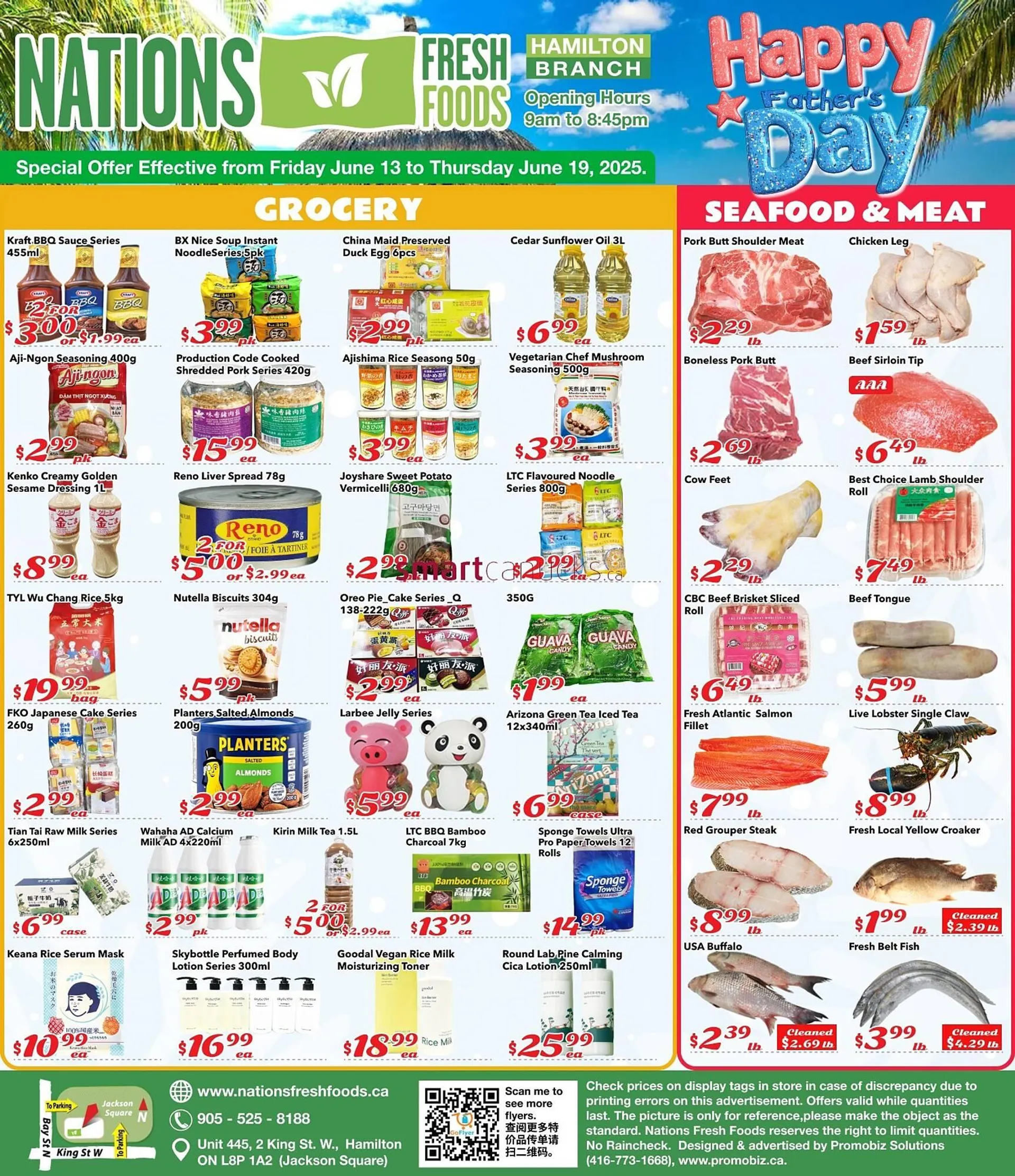 Nations Fresh Foods flyer from June 13 to June 19 2025 - flyer page 1