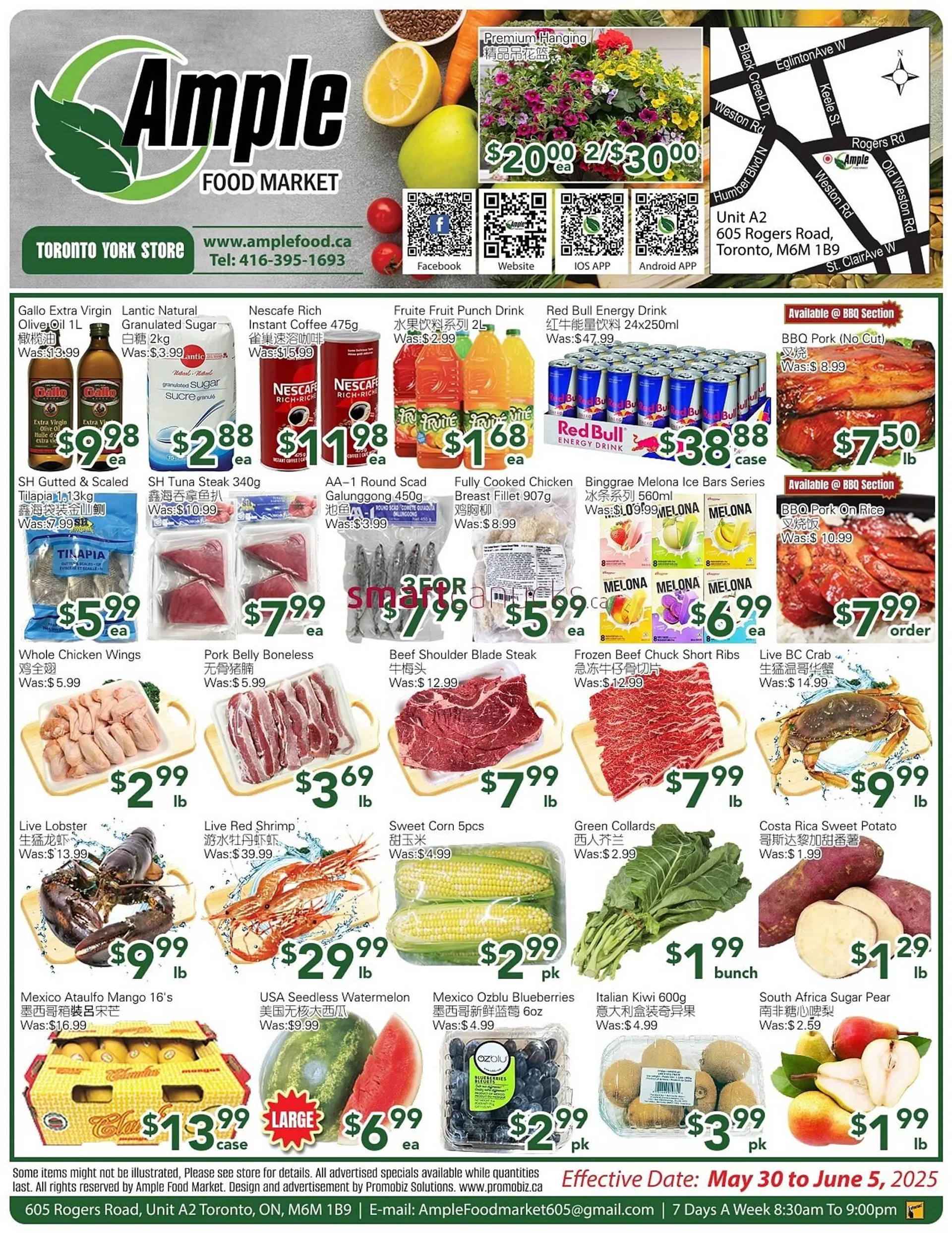 Ample Food Market flyer from May 30 to June 5 2025 - flyer page 1