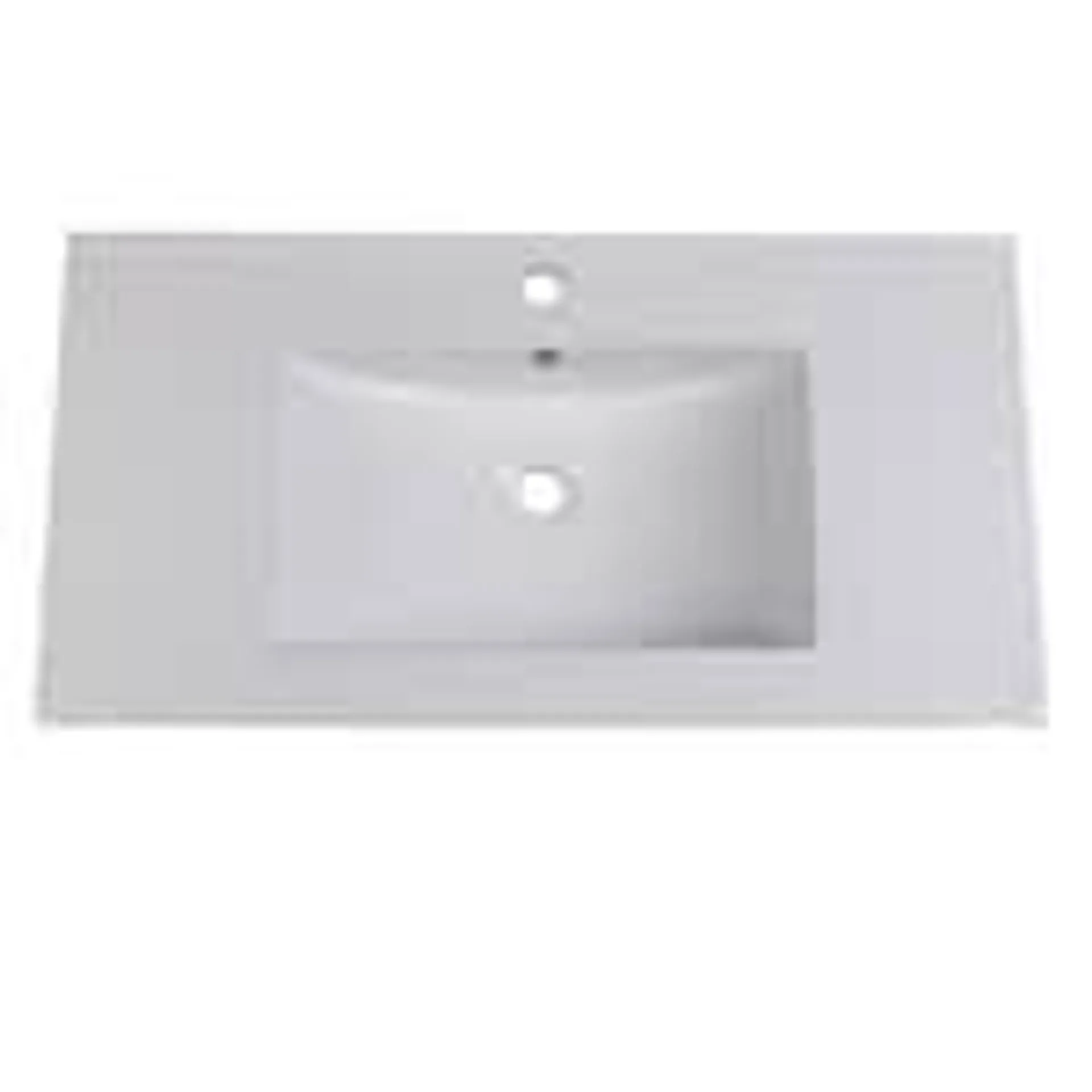 Torino 36 inch Ceramic Single Integrated Basin Vanity Top in White