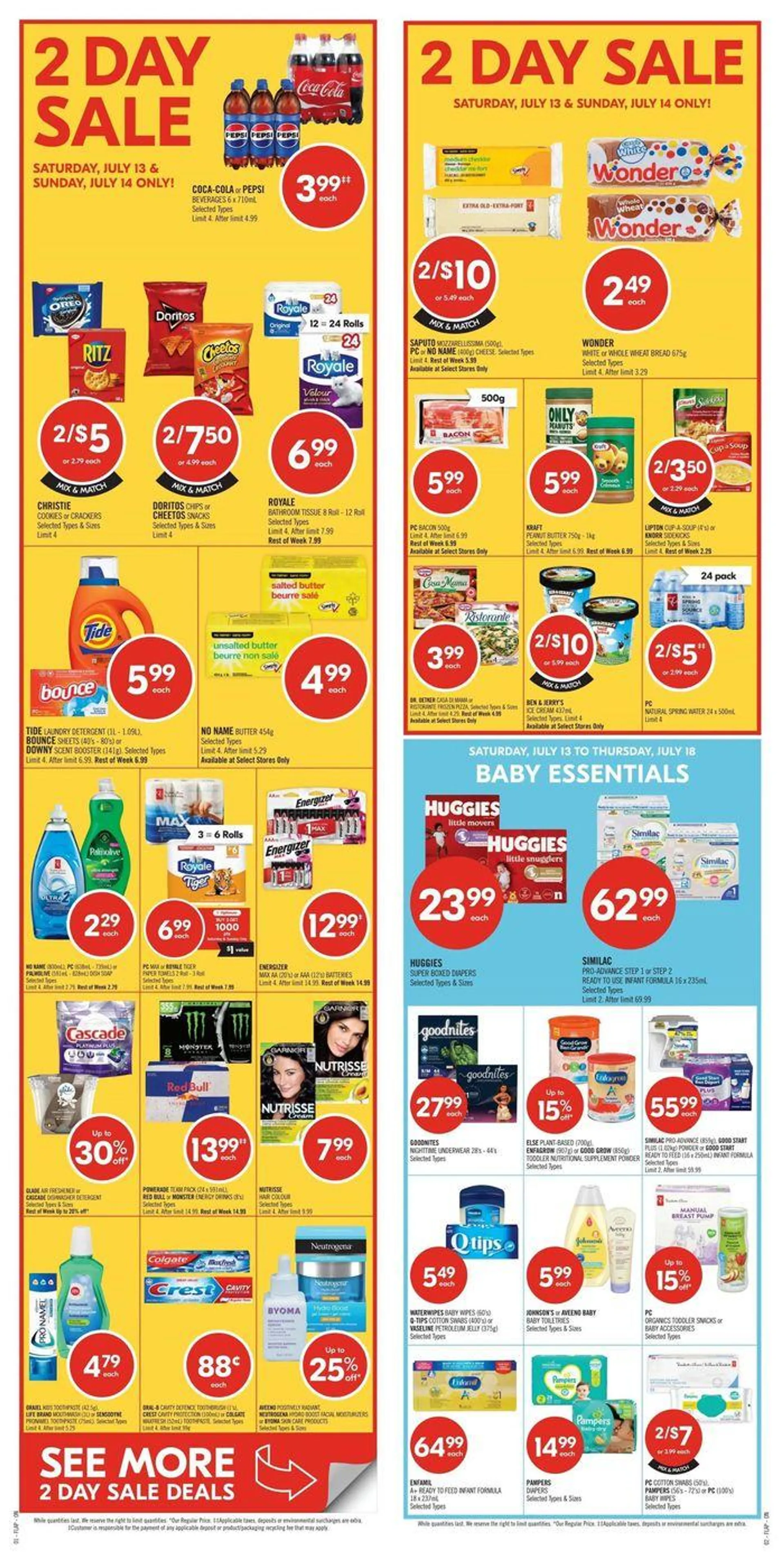 Top offers for all bargain hunters from July 13 to July 18 2024 - flyer page 1