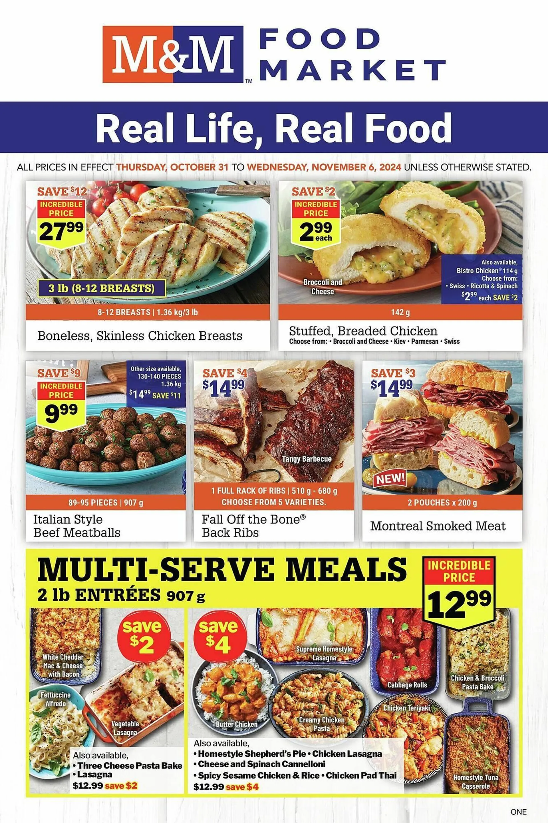 M & M Food Market flyer - 1