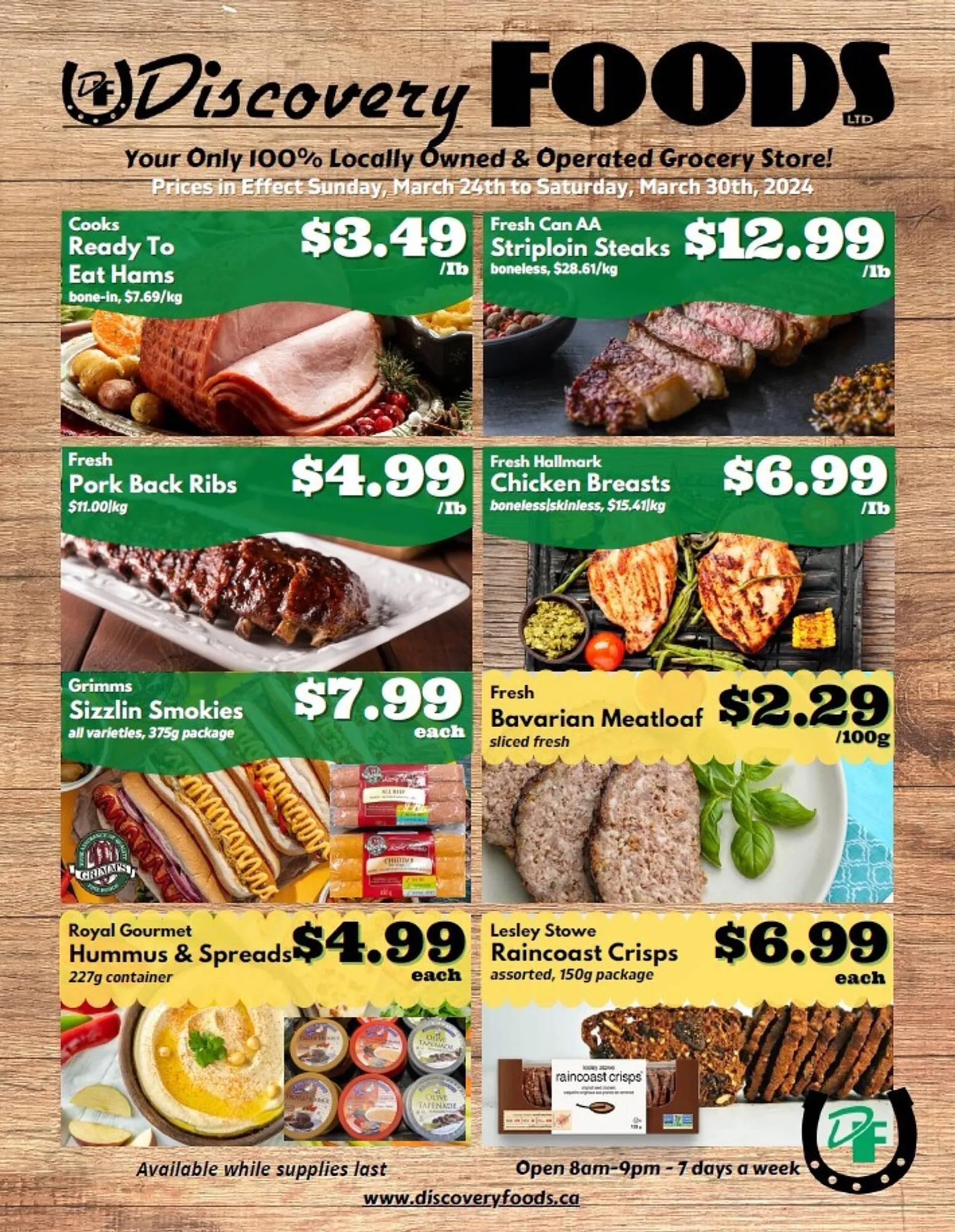 Discovery Foods flyer from March 24 to March 30 2024 - flyer page 1