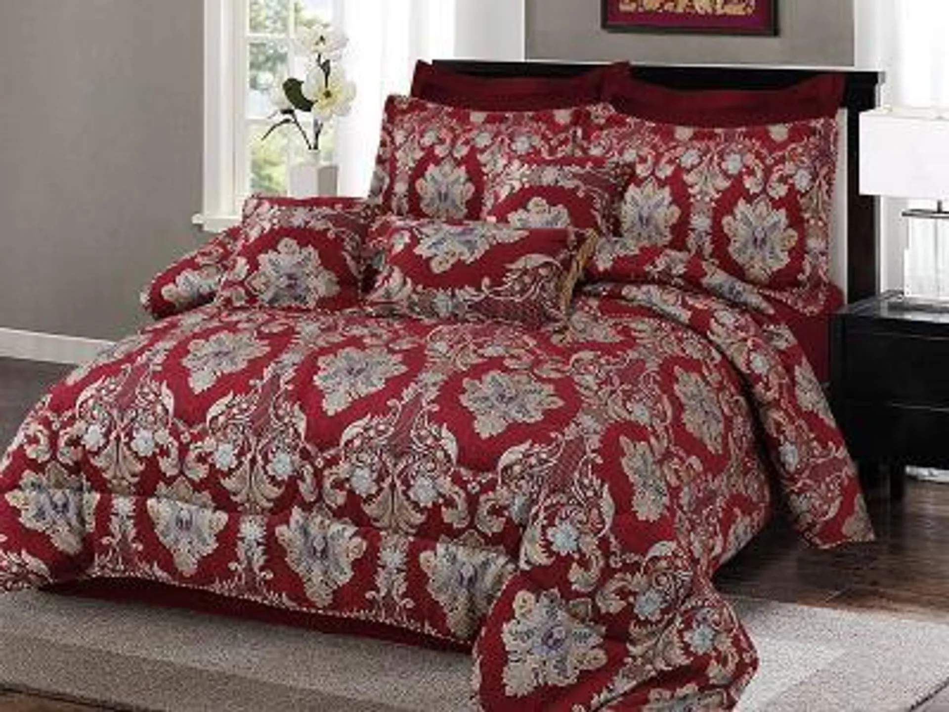 Fabrics Point Comforter 6 Pcs Queen - CM6QPCHR2