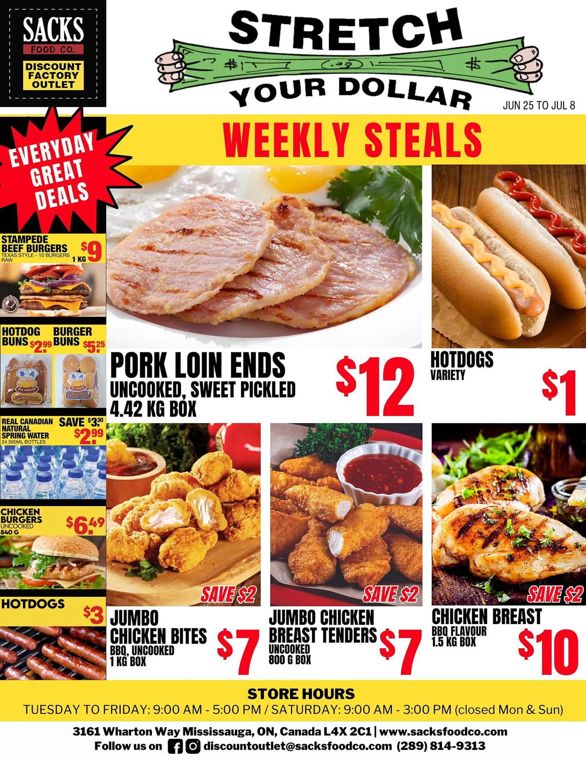 Sacks Food Co. flyer from June 25 to July 8 2025 - flyer page 1
