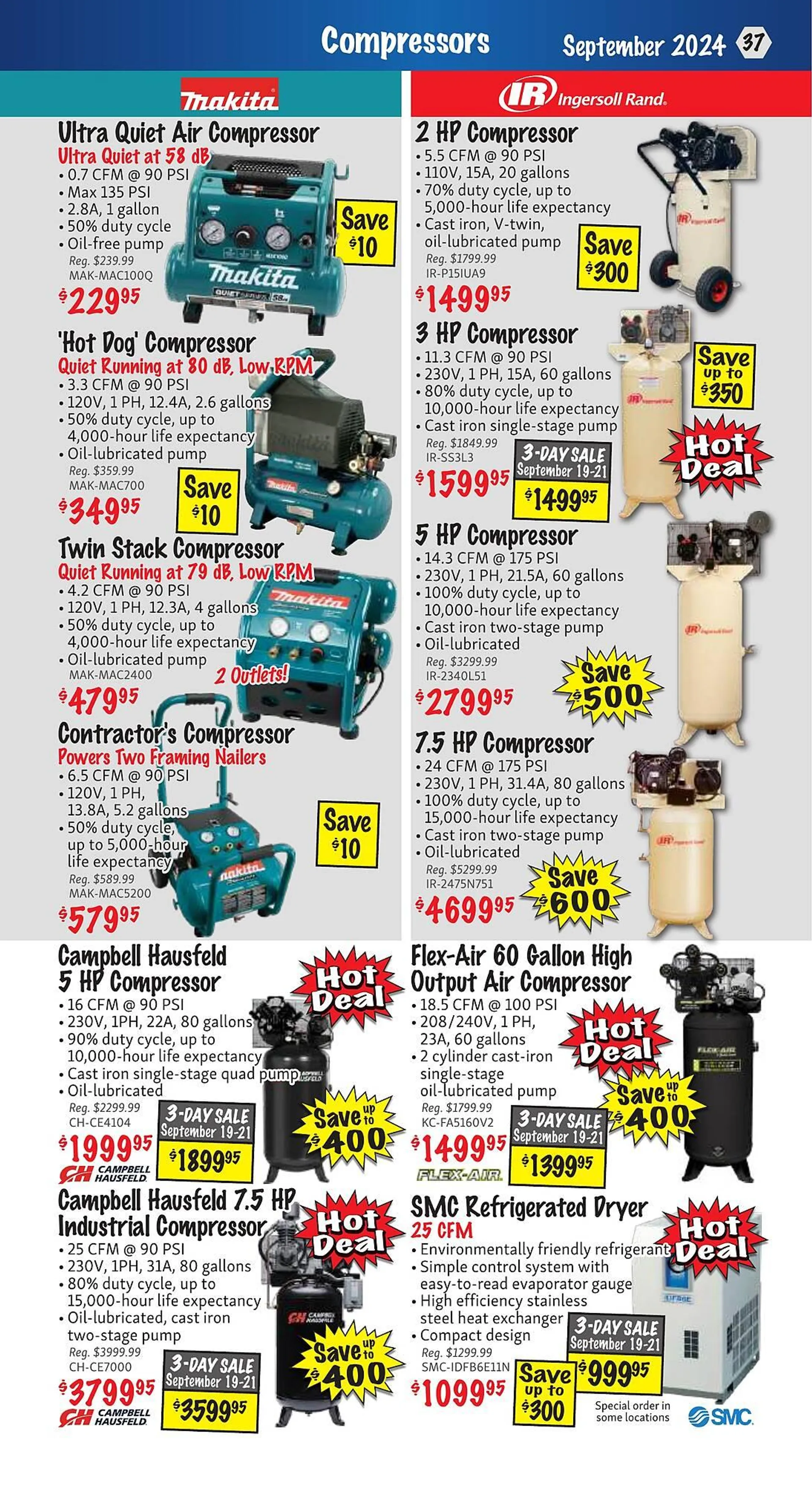 KMS Tools flyer from September 1 to September 30 2024 - flyer page 37