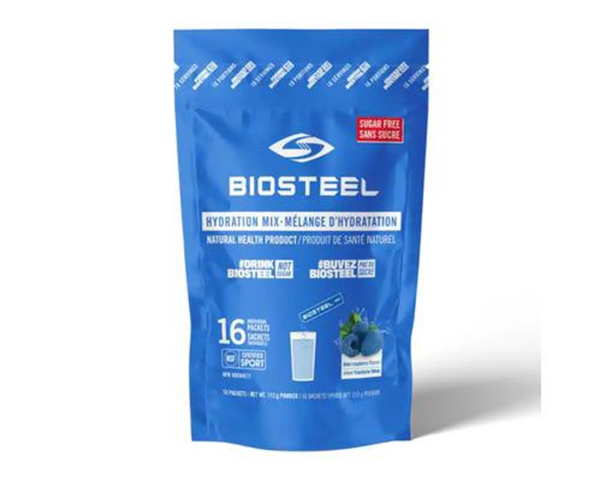 Biosteel Hydration Mix Blue Raspberry 16 Packs