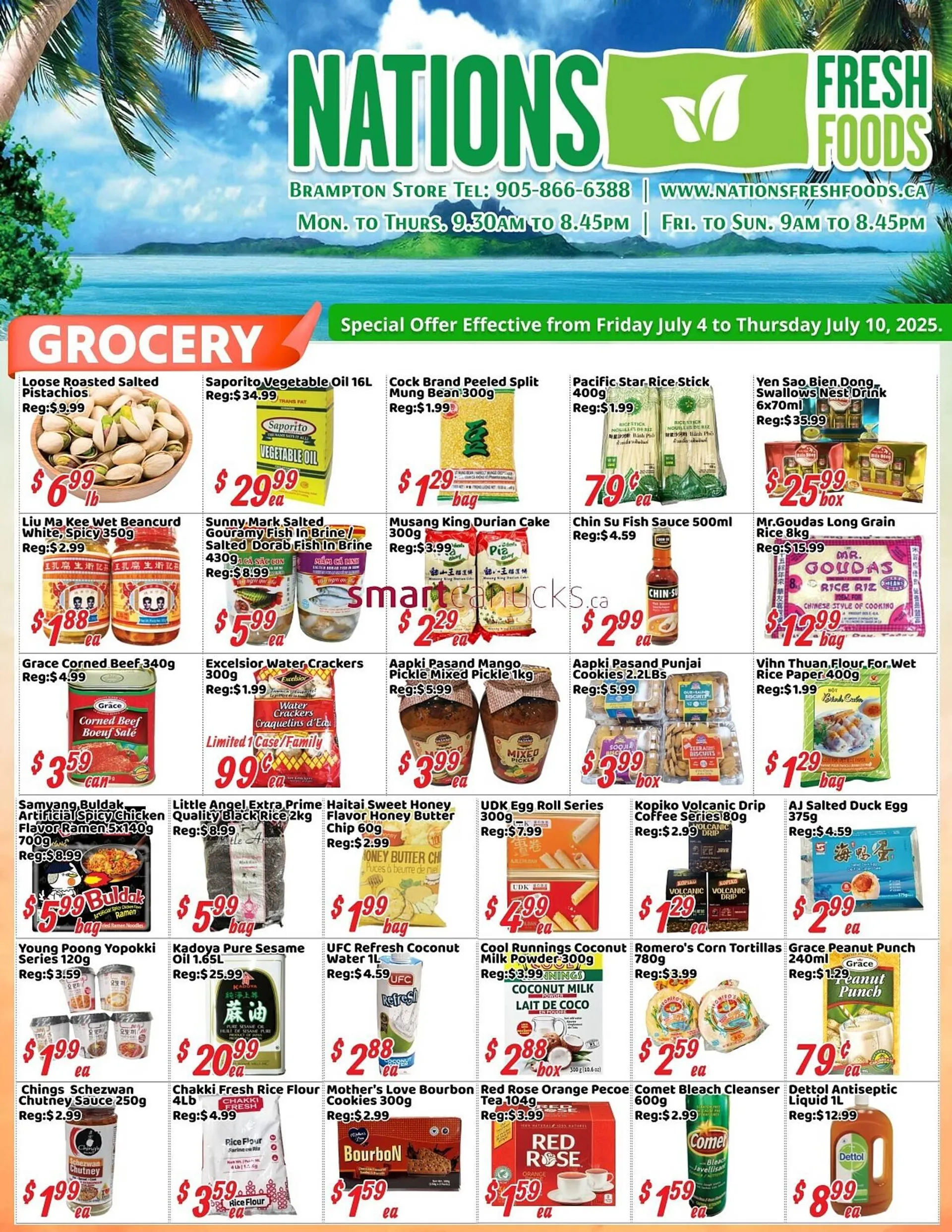 Nations Fresh Foods flyer from July 4 to July 10 2025 - flyer page 1
