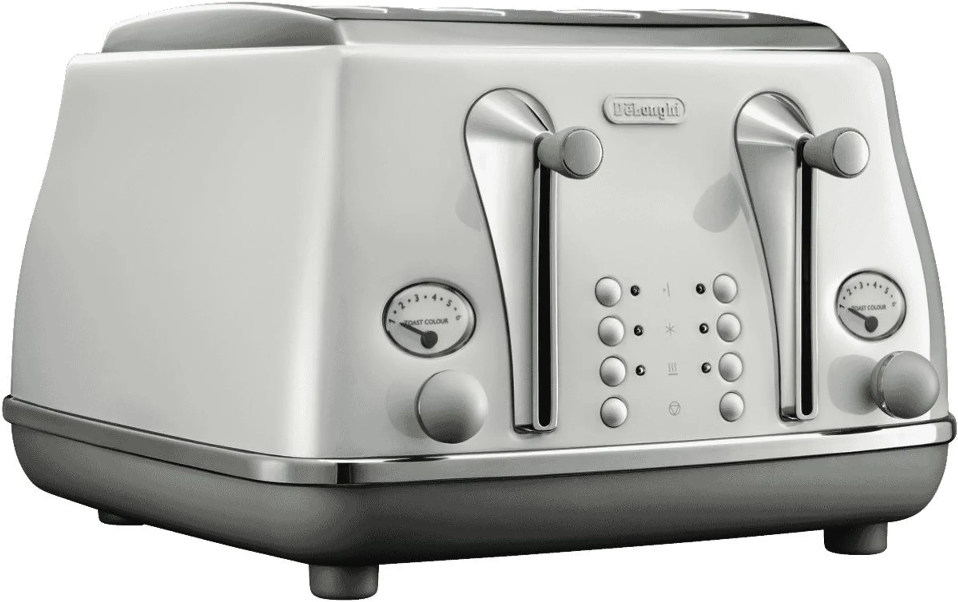 DeLonghi Icona Capitals 4 Slice Toaster Sydney White