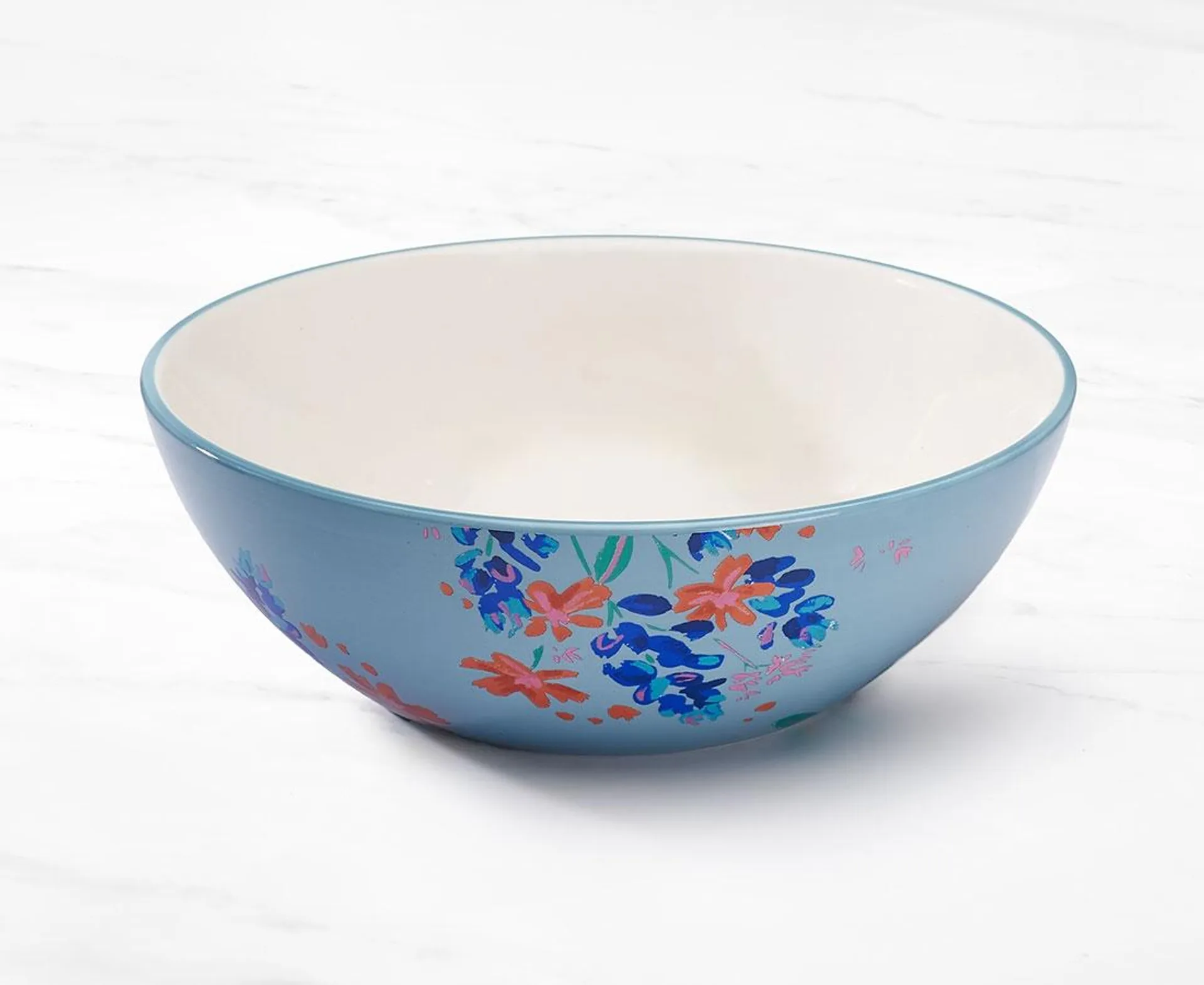 Flores Round Salad Bowl, 10''