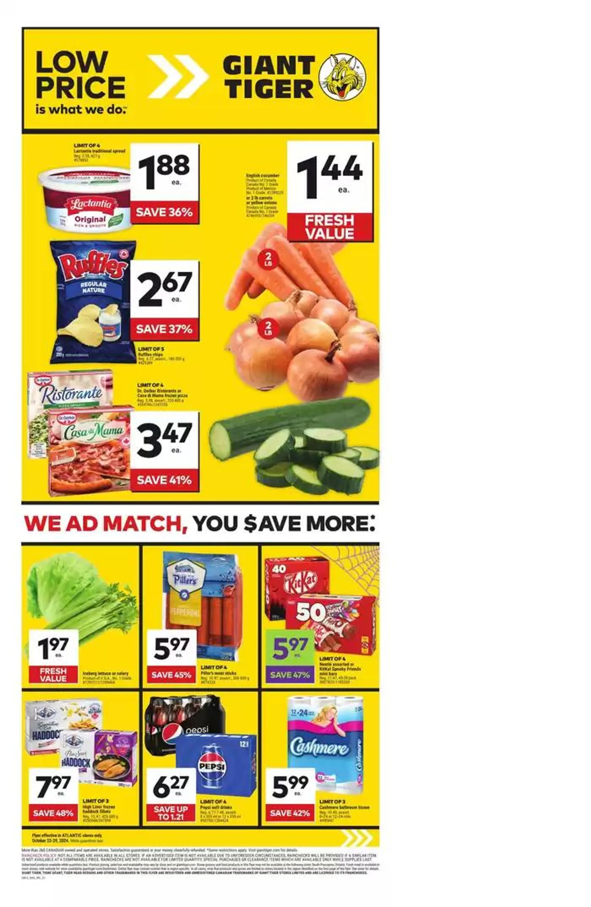 Wide range of offers from October 23 to October 29 2024 - flyer page 1