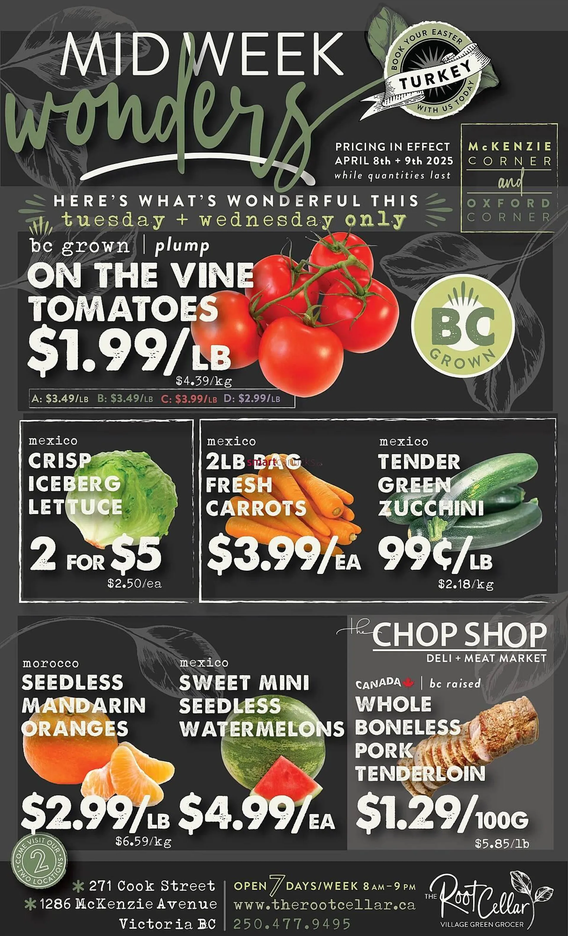 The Root Cellar flyer - 1
