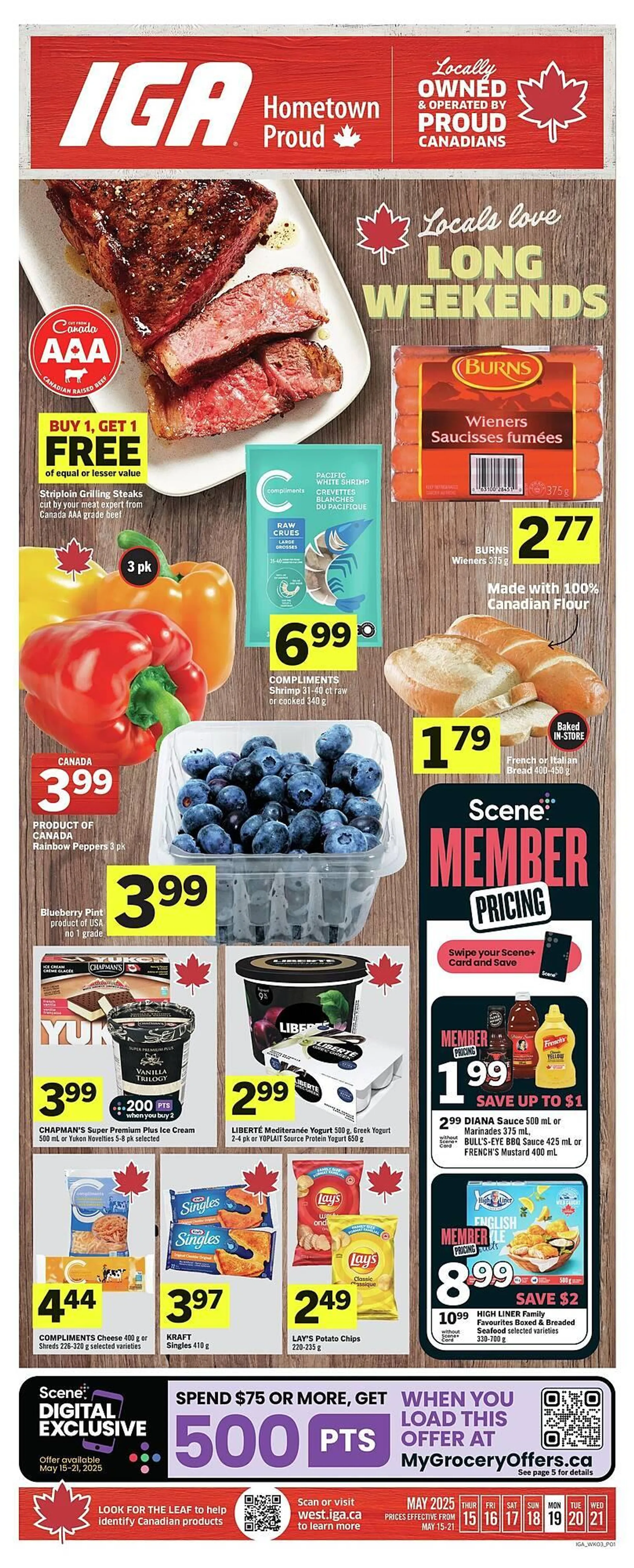 IGA flyer from May 15 to May 29 2025 - flyer page 1