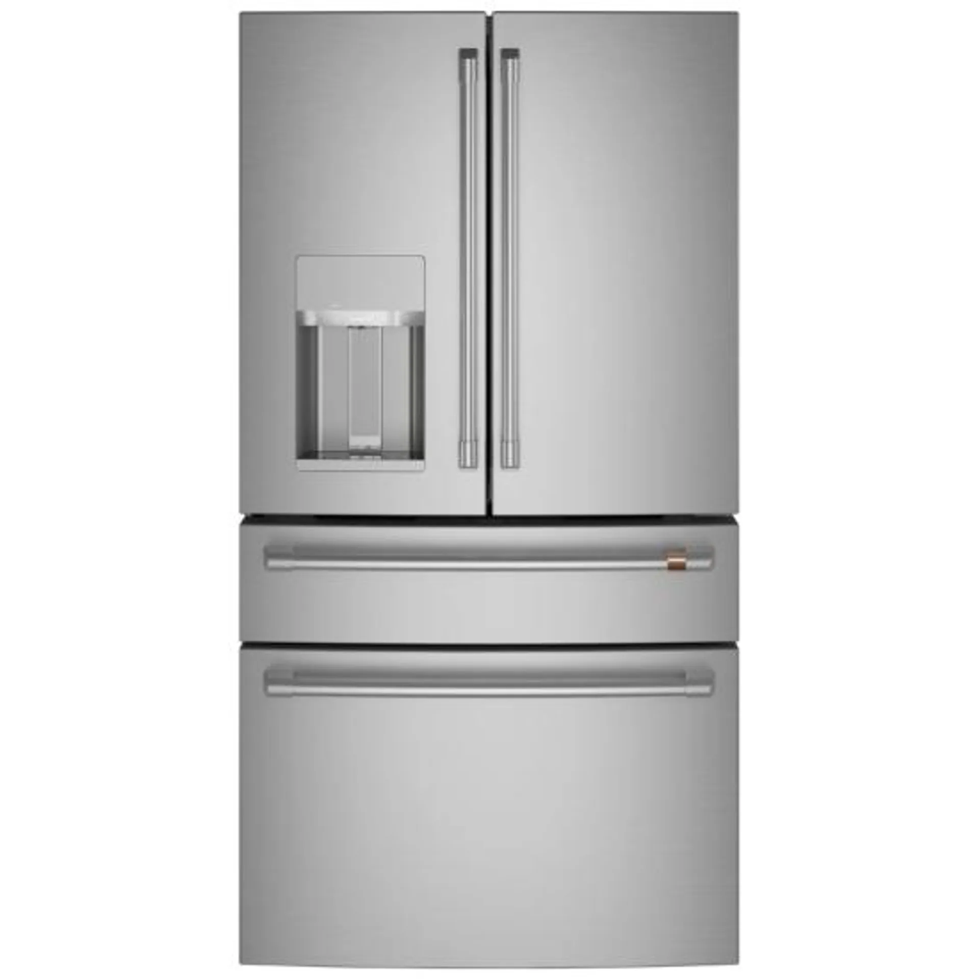Cafe CVE28DP2NS1 French Door Refrigerator, 36 inch Width, ENERGY STAR Certified, 27.8 cu. ft. Capacity, Stainless Steel colour AutoFill