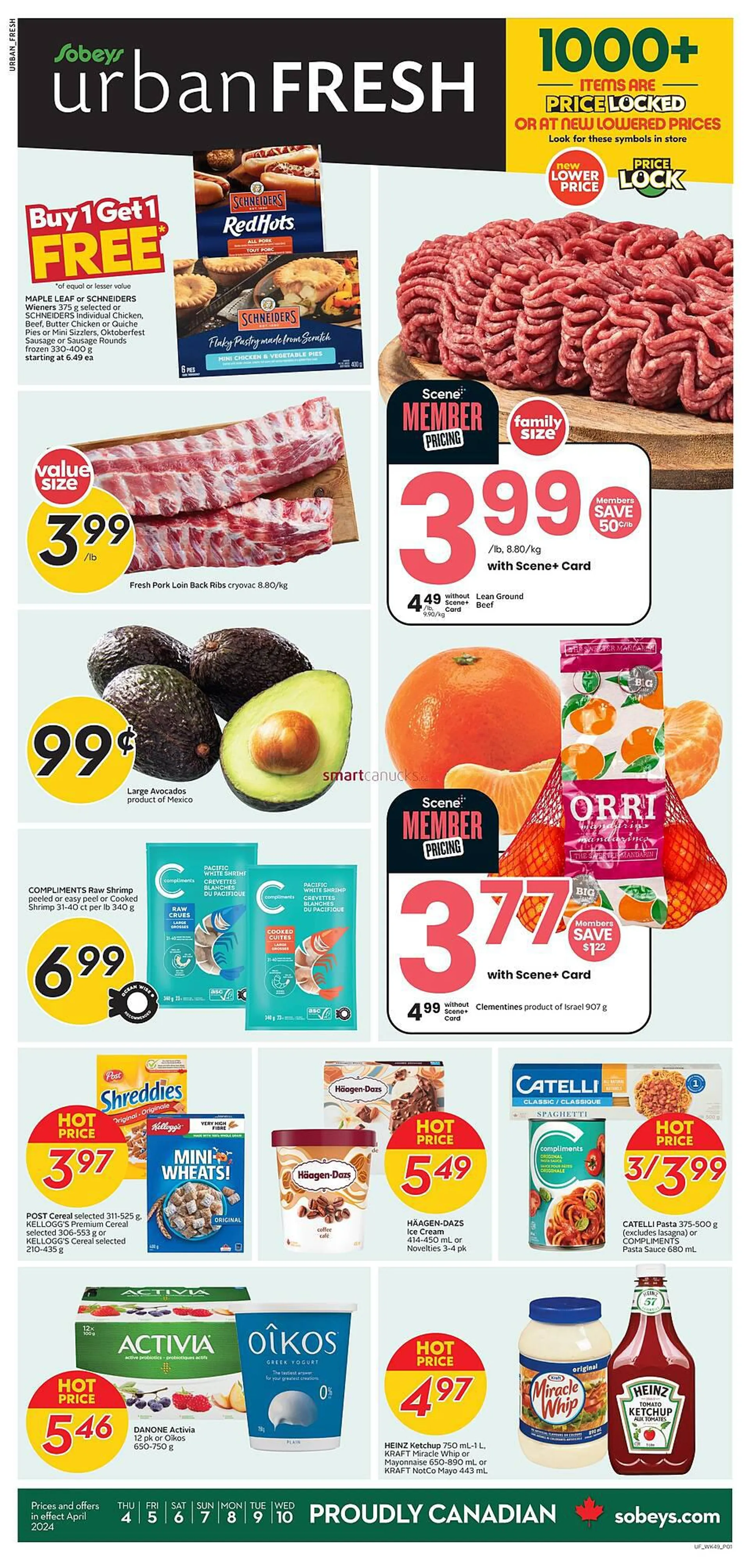 Sobeys flyer from April 12 to May 2 2024 - flyer page 1