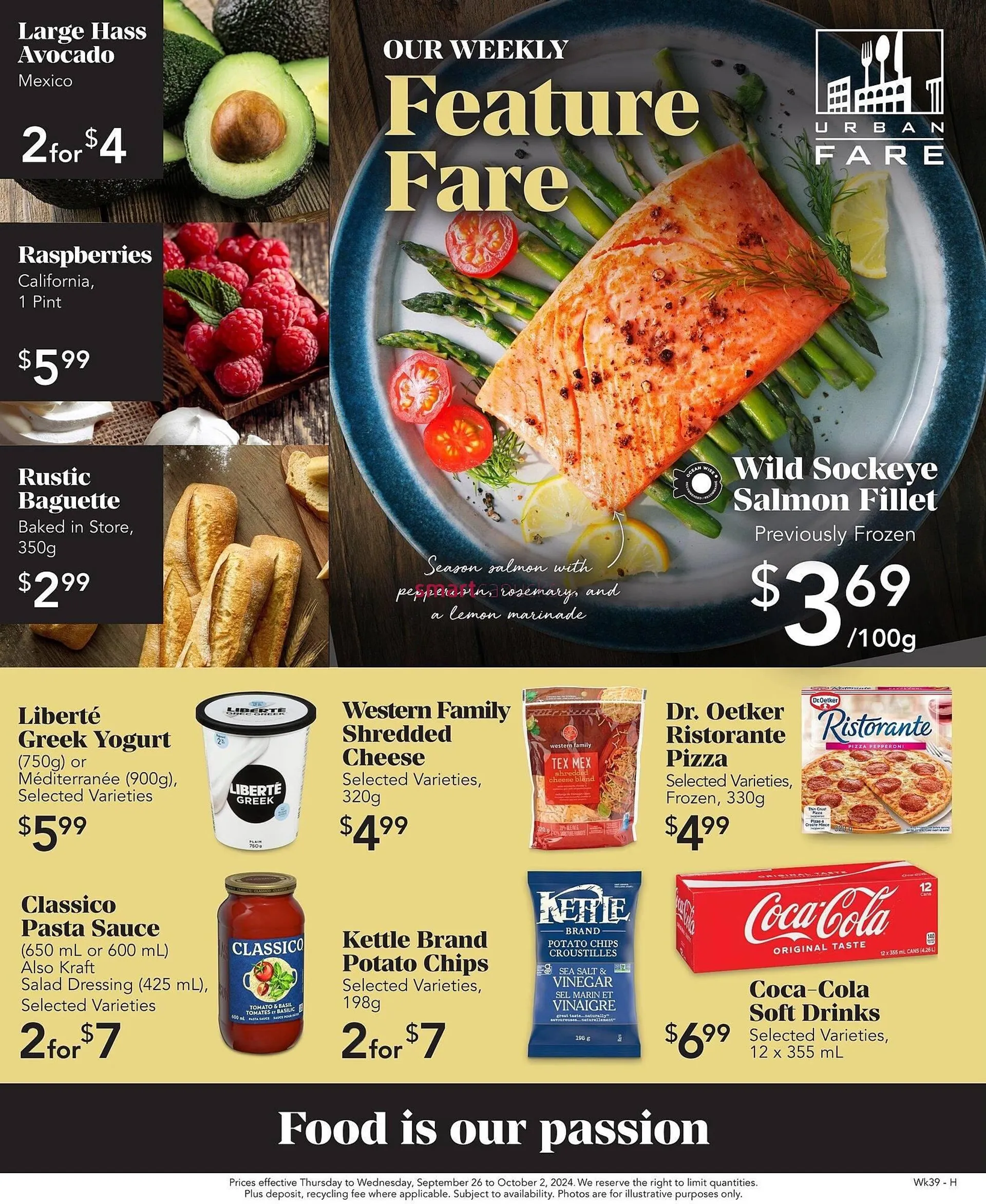 Urban Fare flyer - 1