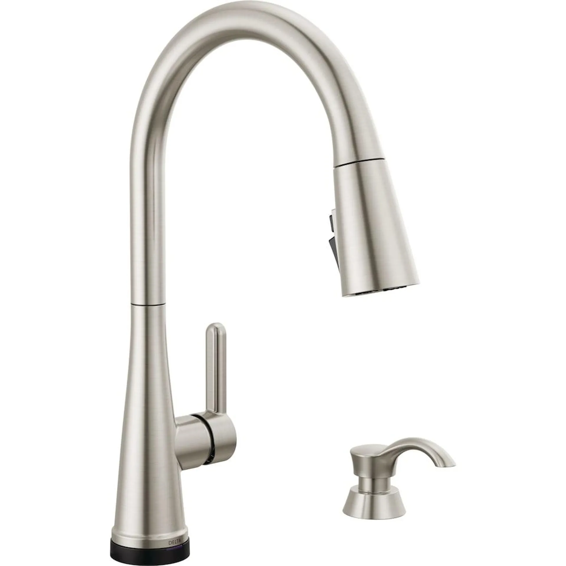 Greydon Single Handle Pull-Down Kitchen Faucet with Touch2O and ShieldSpray in Spotshield Stainless