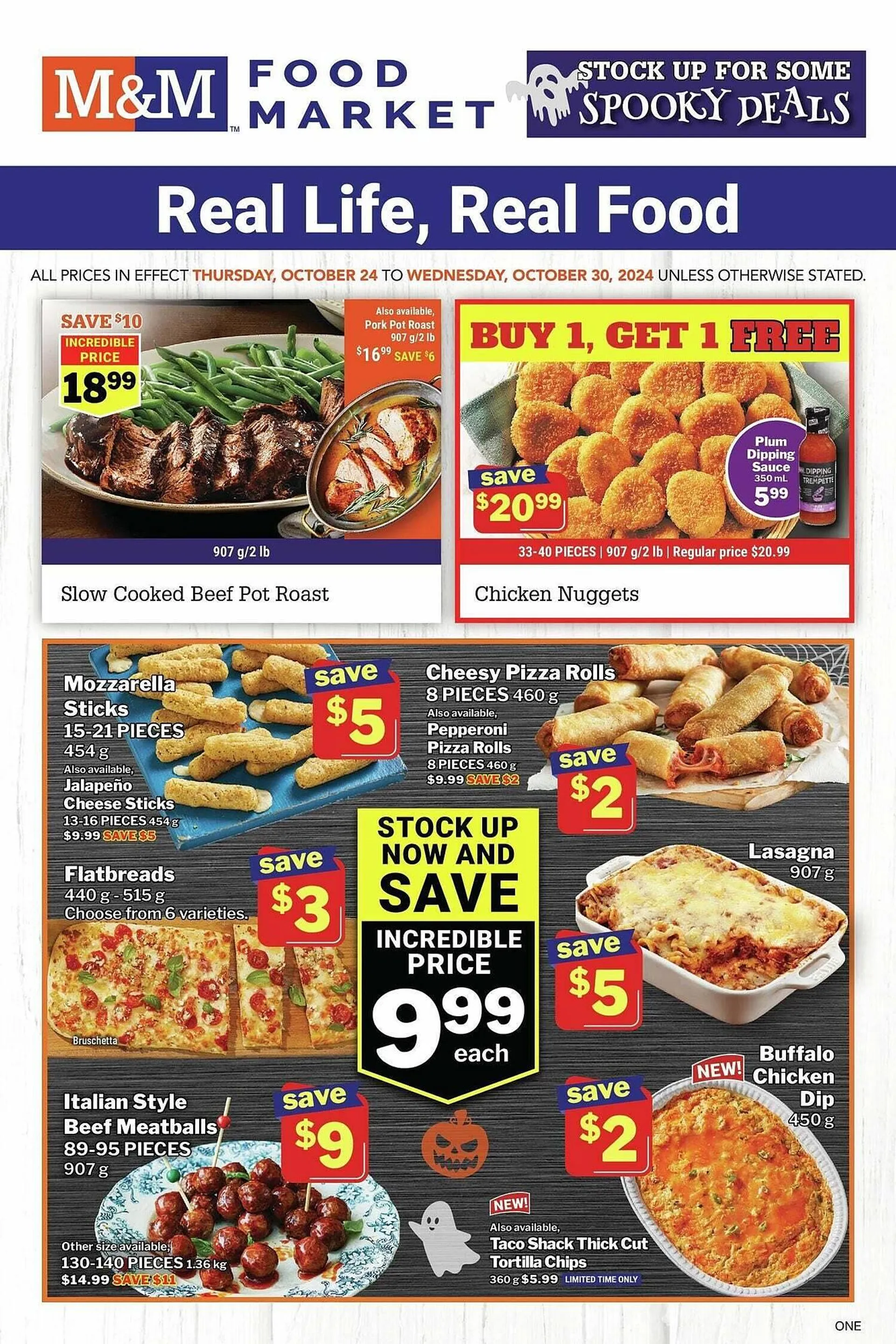 M & M Food Market flyer - 1