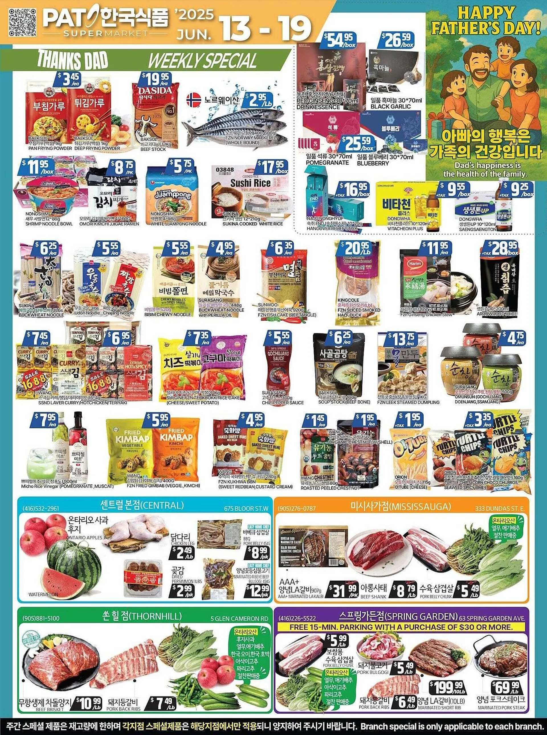 PAT Mart flyer from June 13 to June 20 2025 - flyer page 1