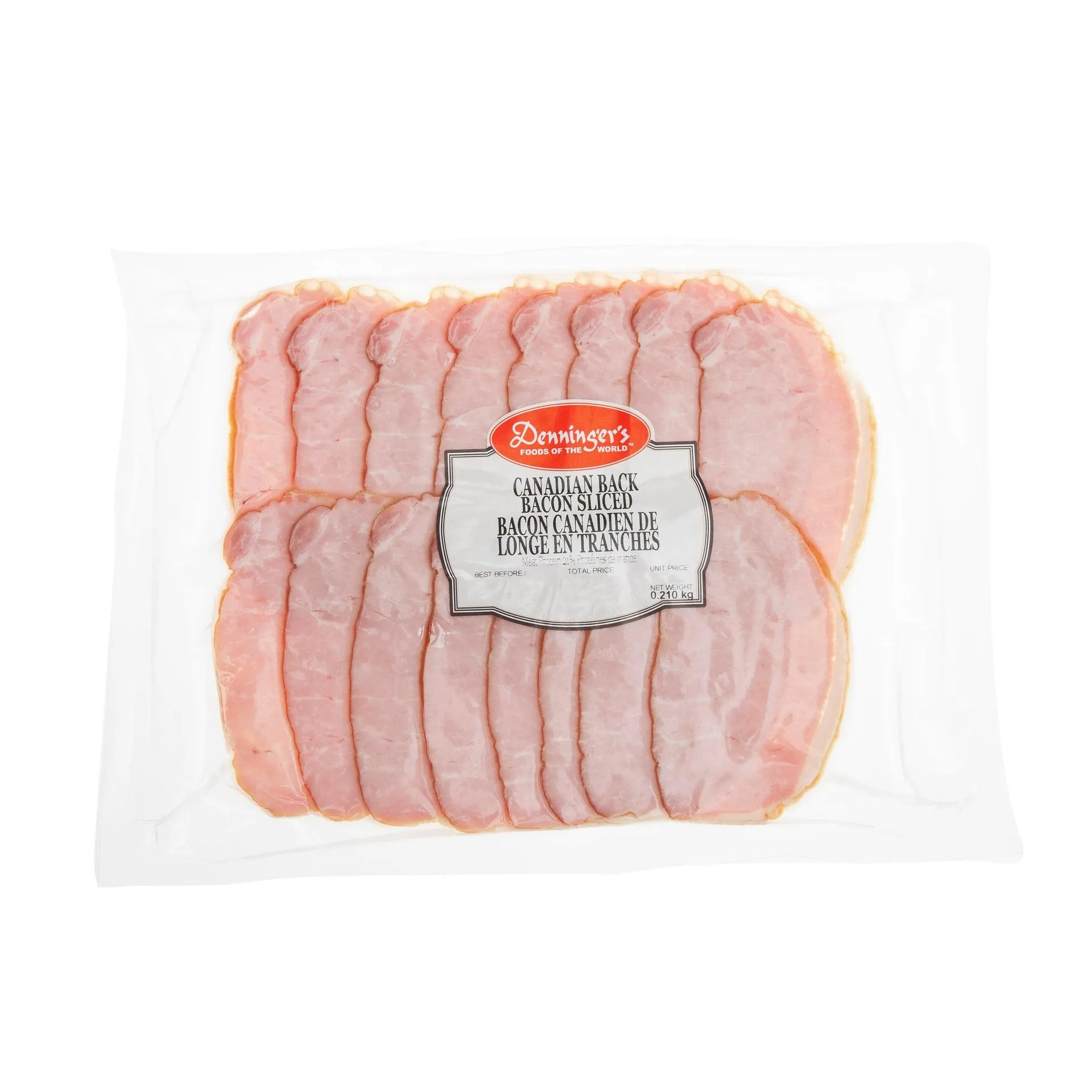 Canadian Smoked Back Bacon - 250 g