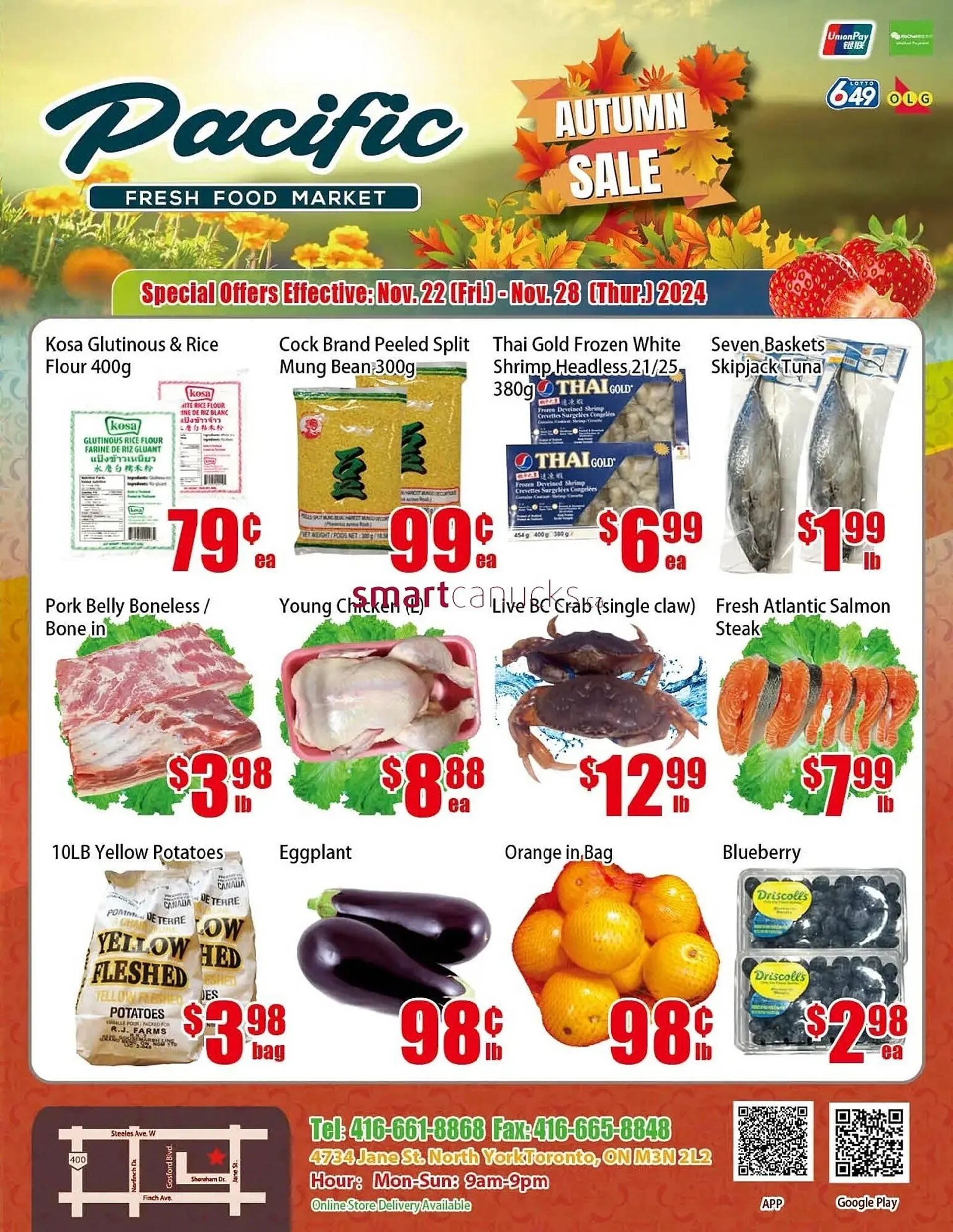 New Pacific Supermarket flyer - 1