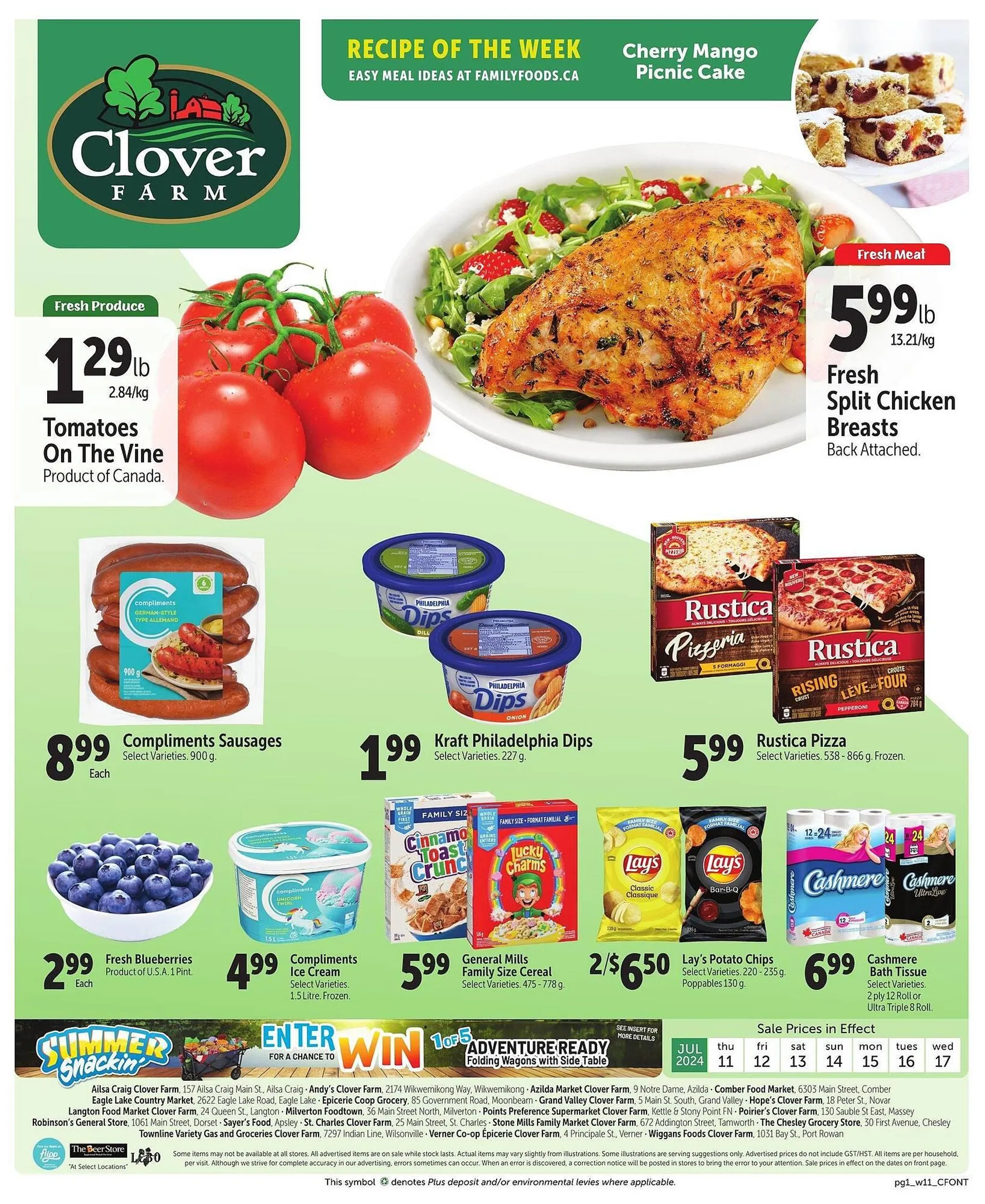 Clover Farm flyer - 1