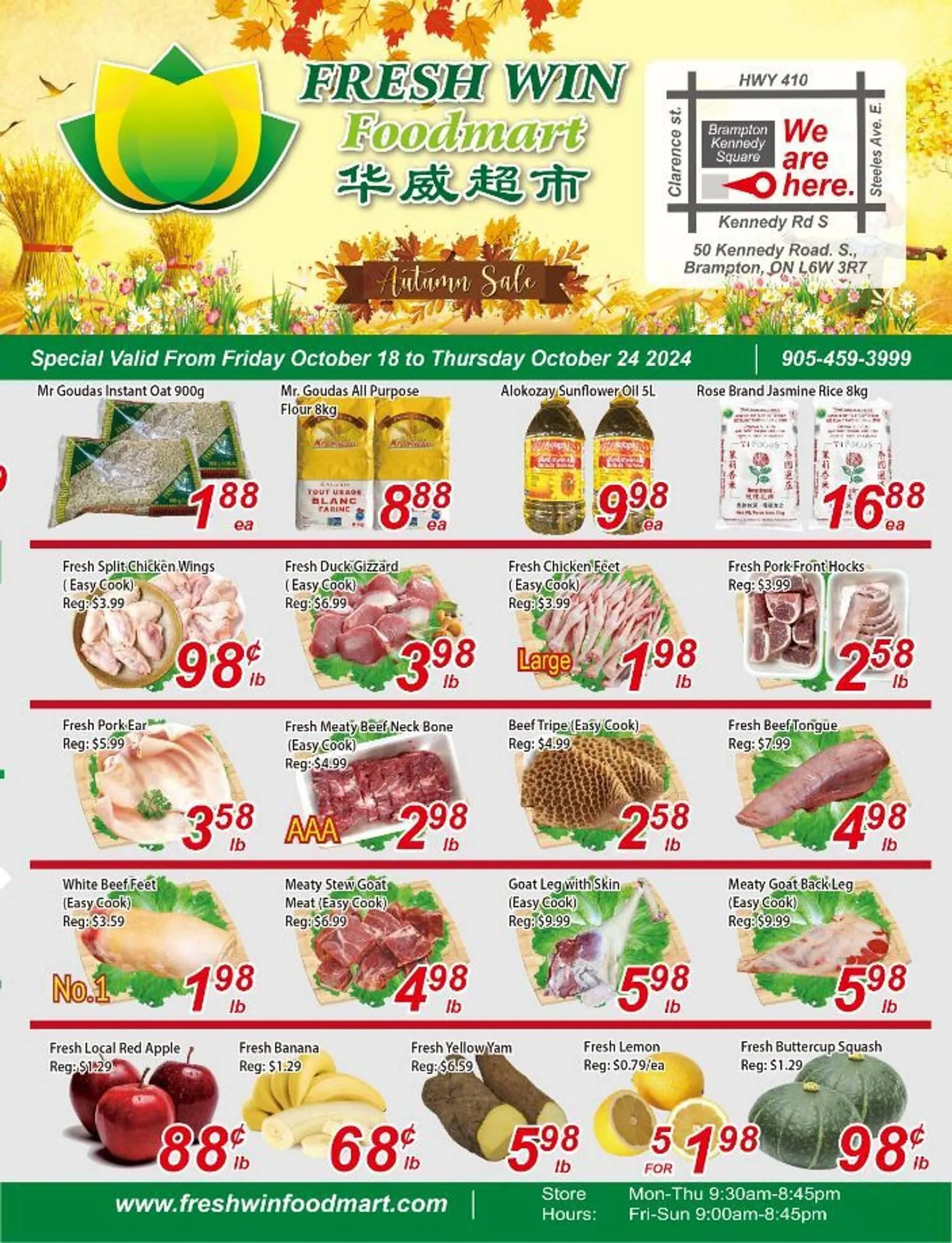 Fresh Win Foodmart flyer - 1