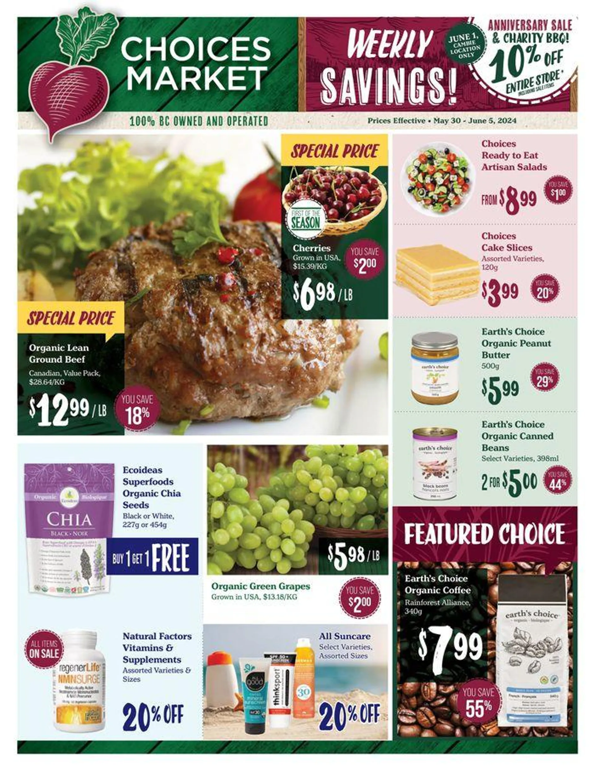 Choices Market weekly flyer from June 1 to June 15 2024 - flyer page 1