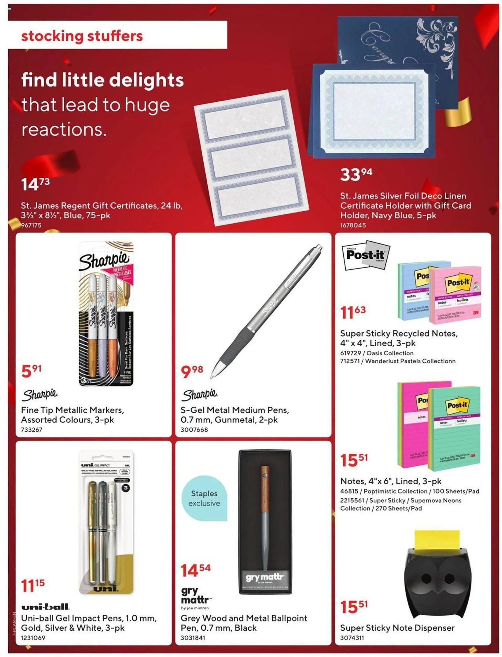 Staples flyer from September 25 to December 18 2024 - flyer page 7