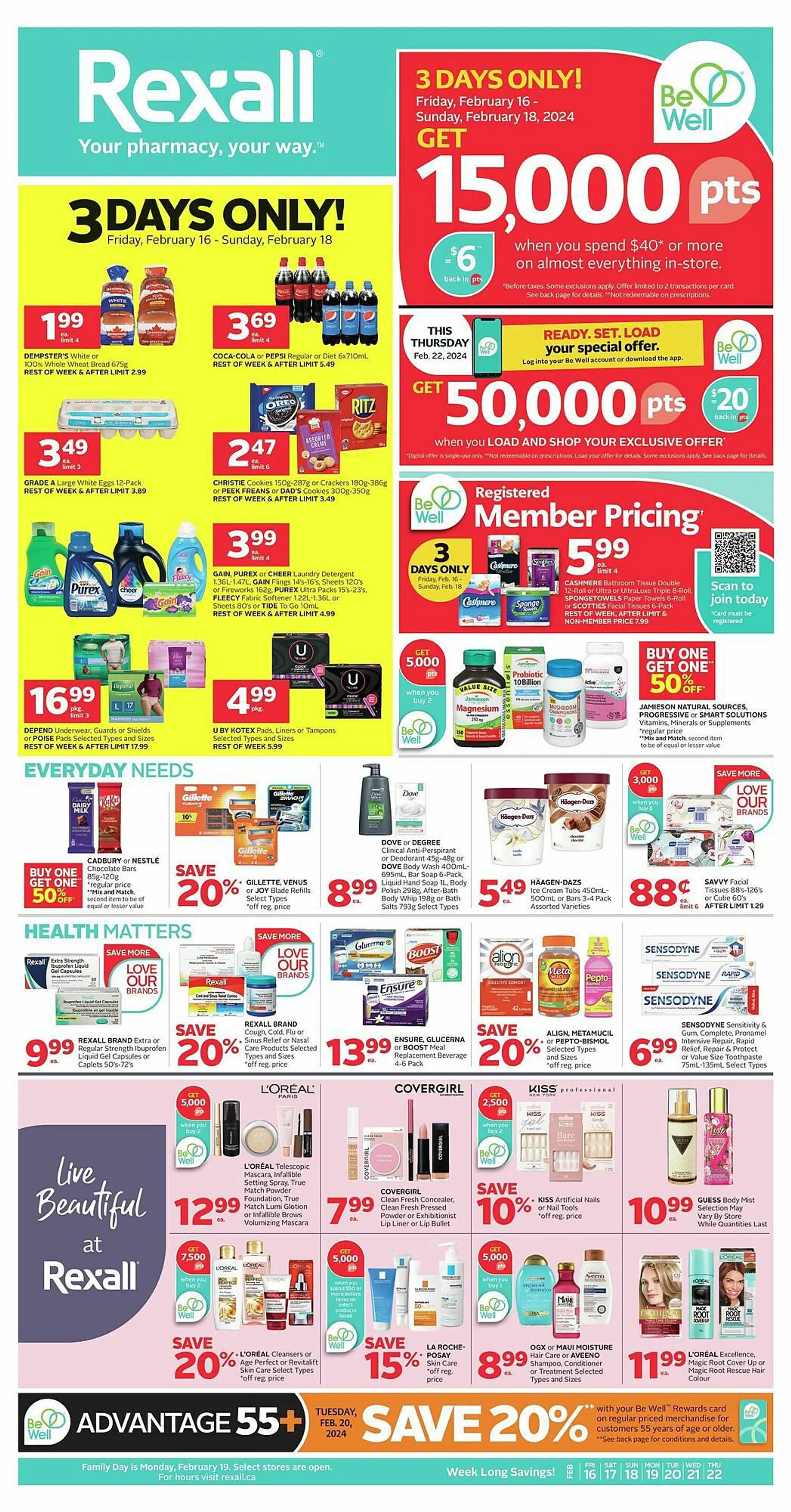 Rexall flyer from February 15 to February 22 2024 - flyer page 