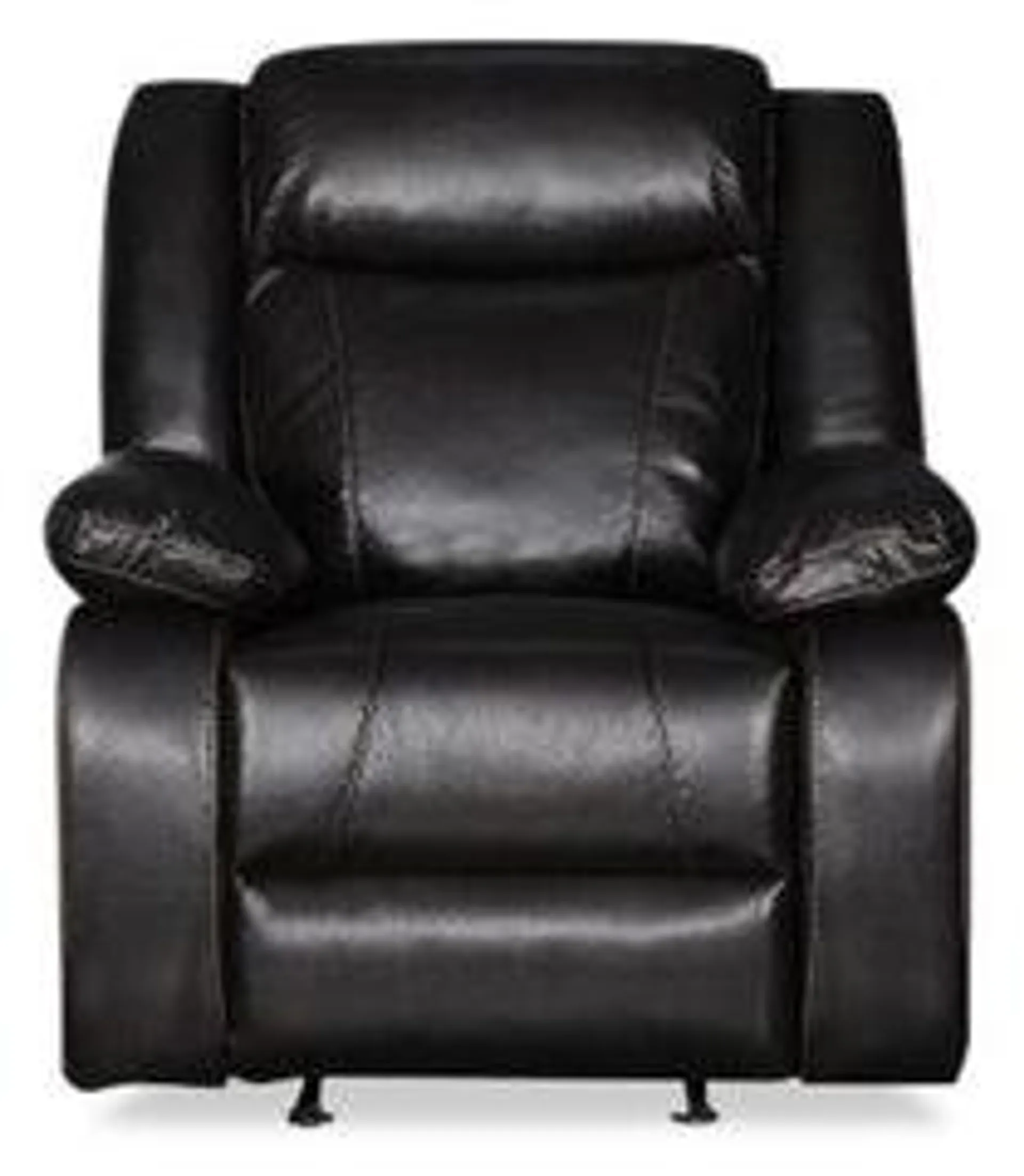 Nolan Leath-Aire Recliner - Blackberry