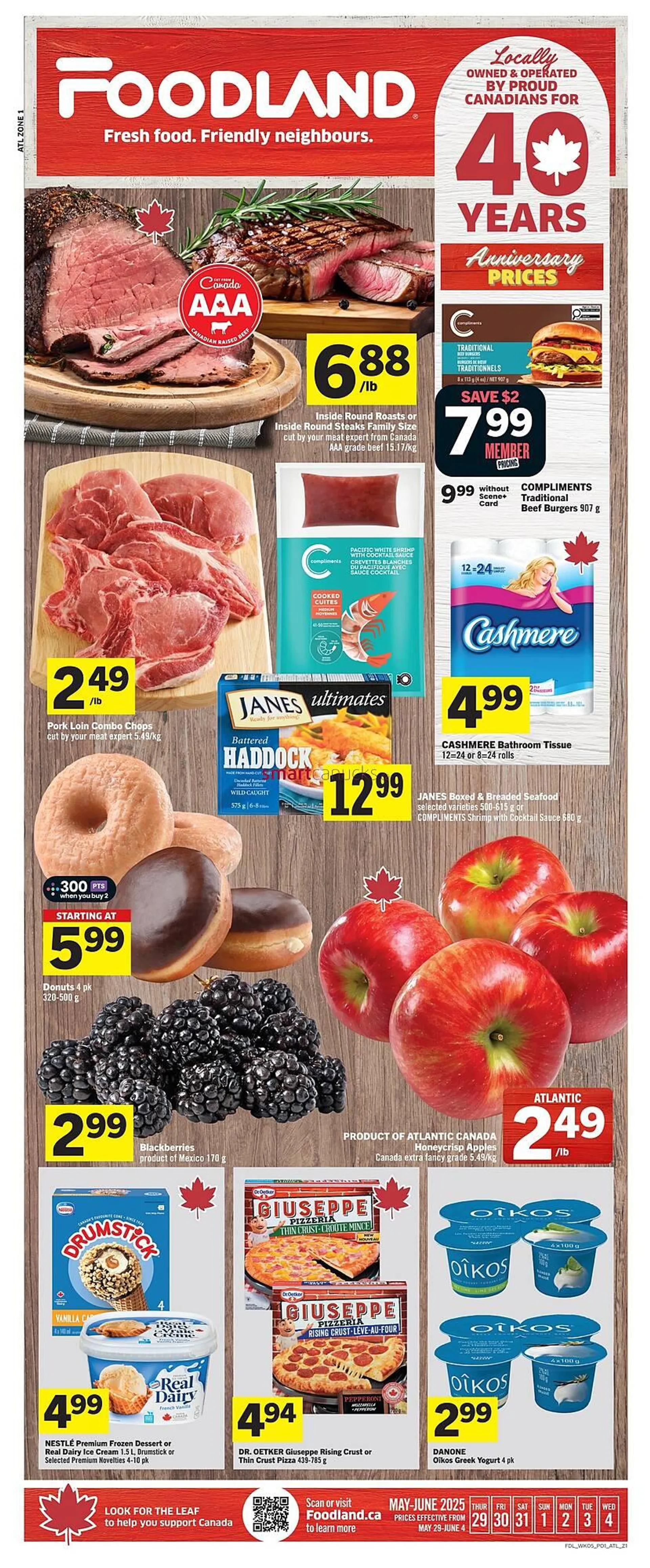 Foodland flyer from May 29 to June 4 2025 - flyer page 1