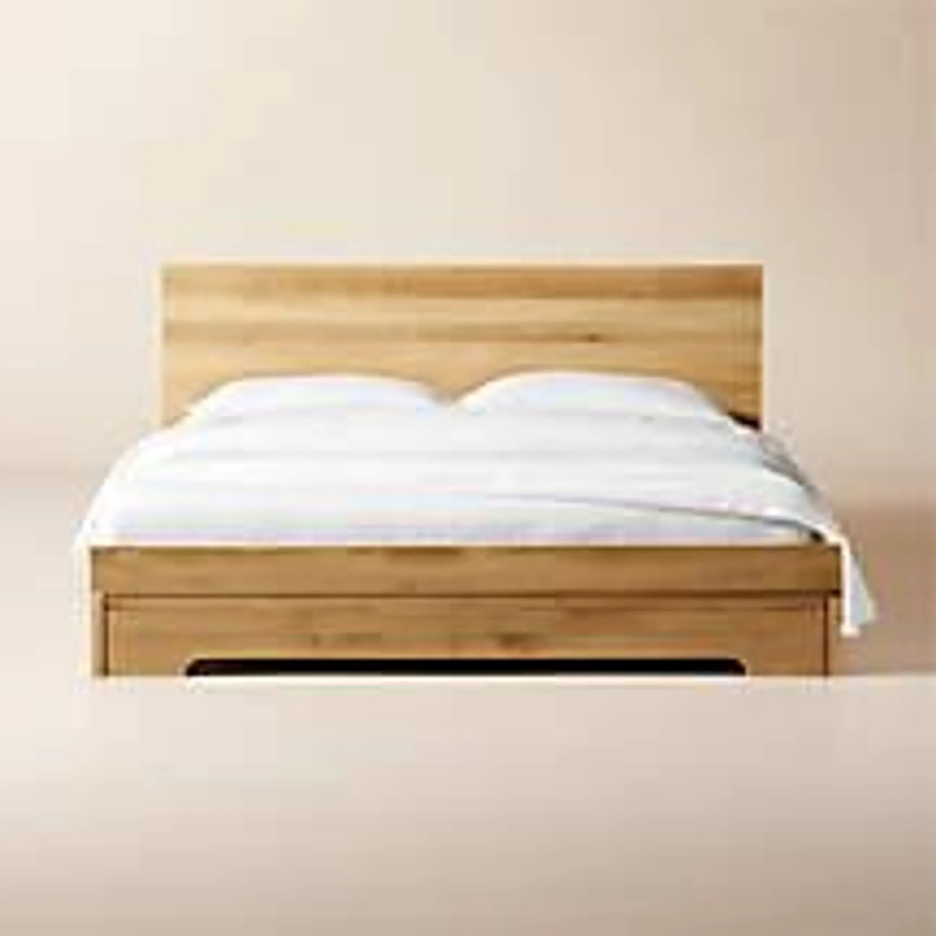 Elwood White Oak King Bed by Lawson-Fenning