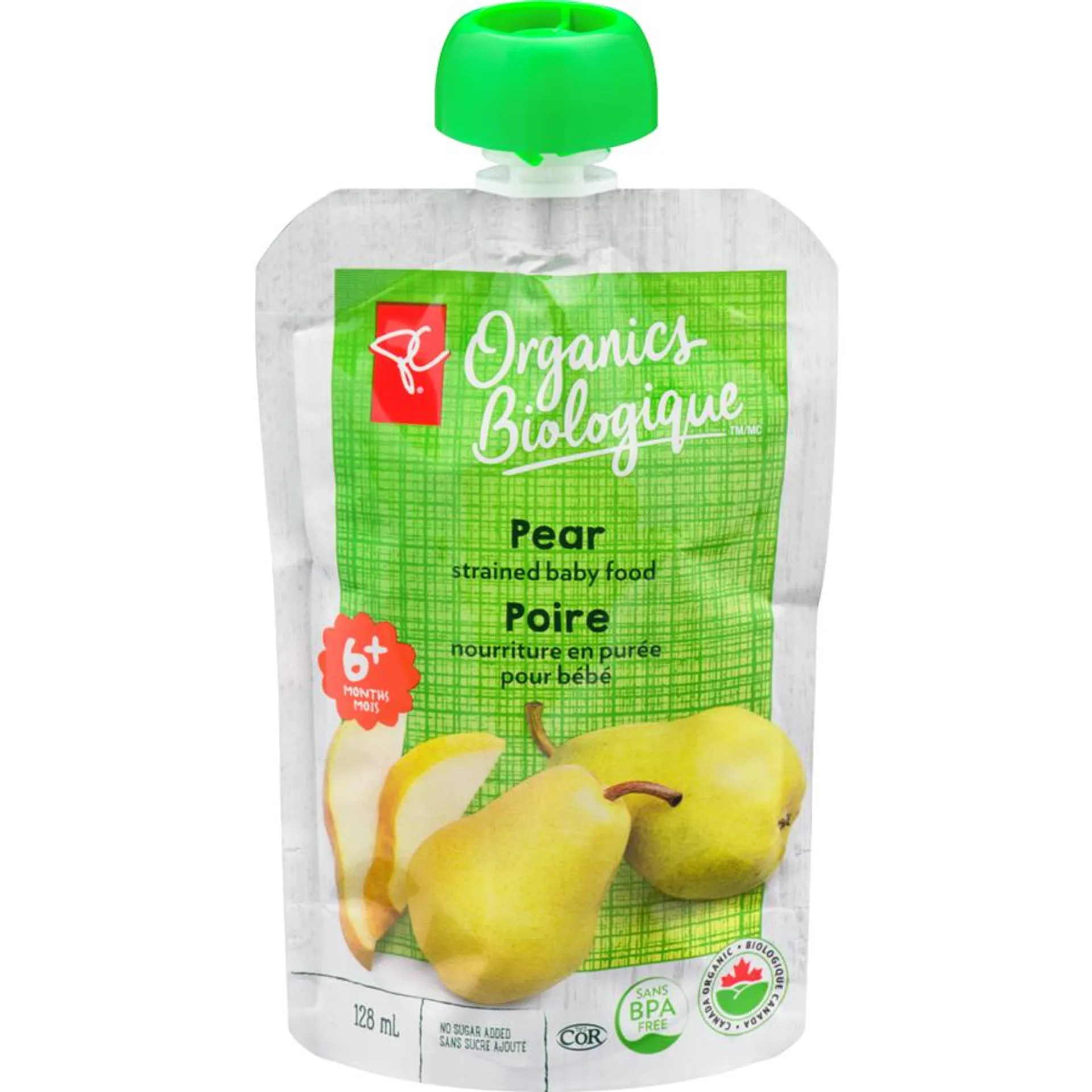 Pear Strained Baby Food