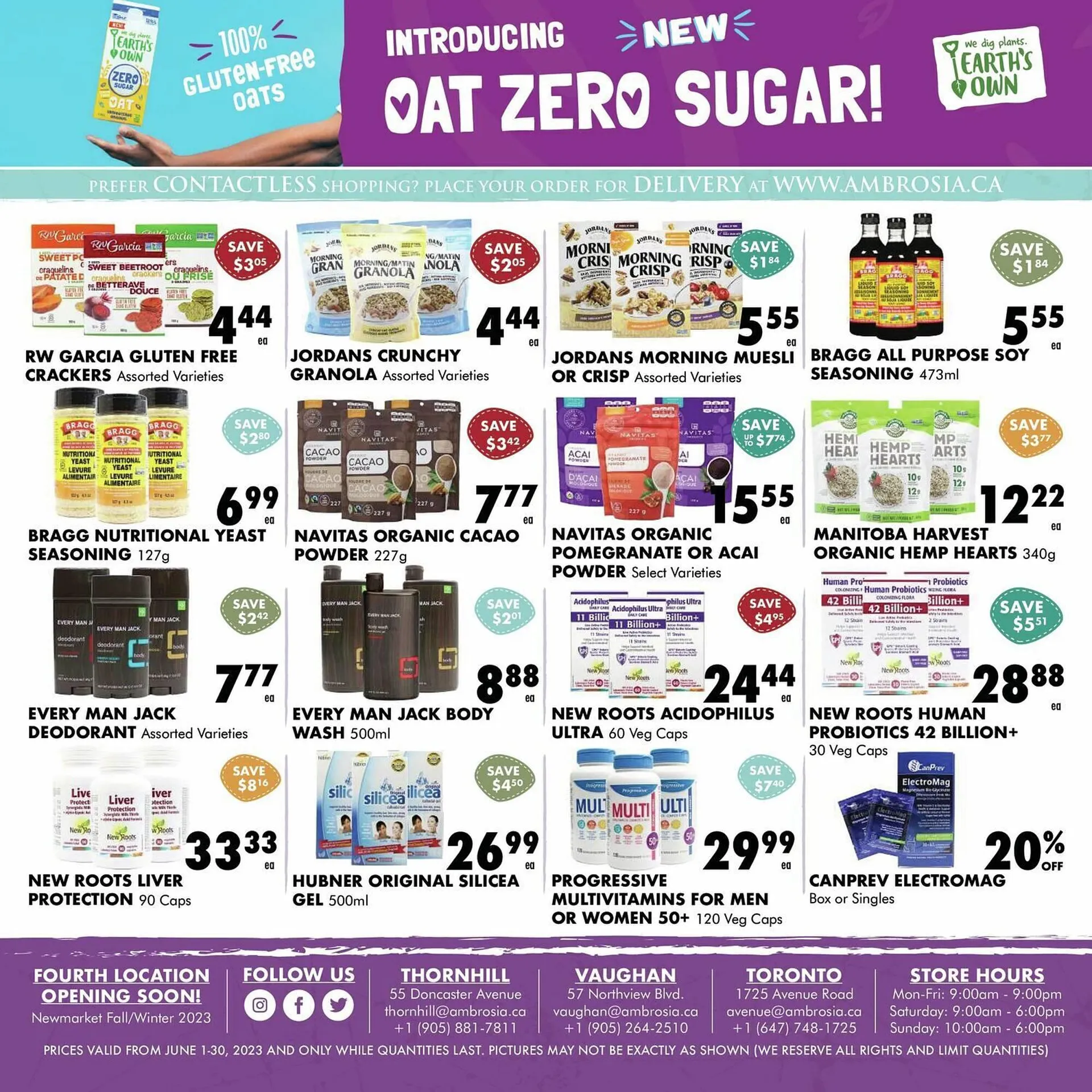 Ambrosia Natural Foods flyer - 3