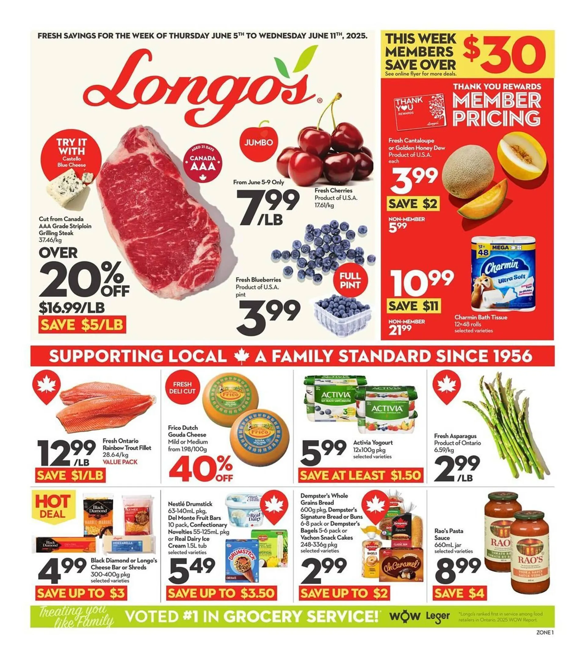 Longo's flyer from June 5 to June 11 2025 - flyer page 1