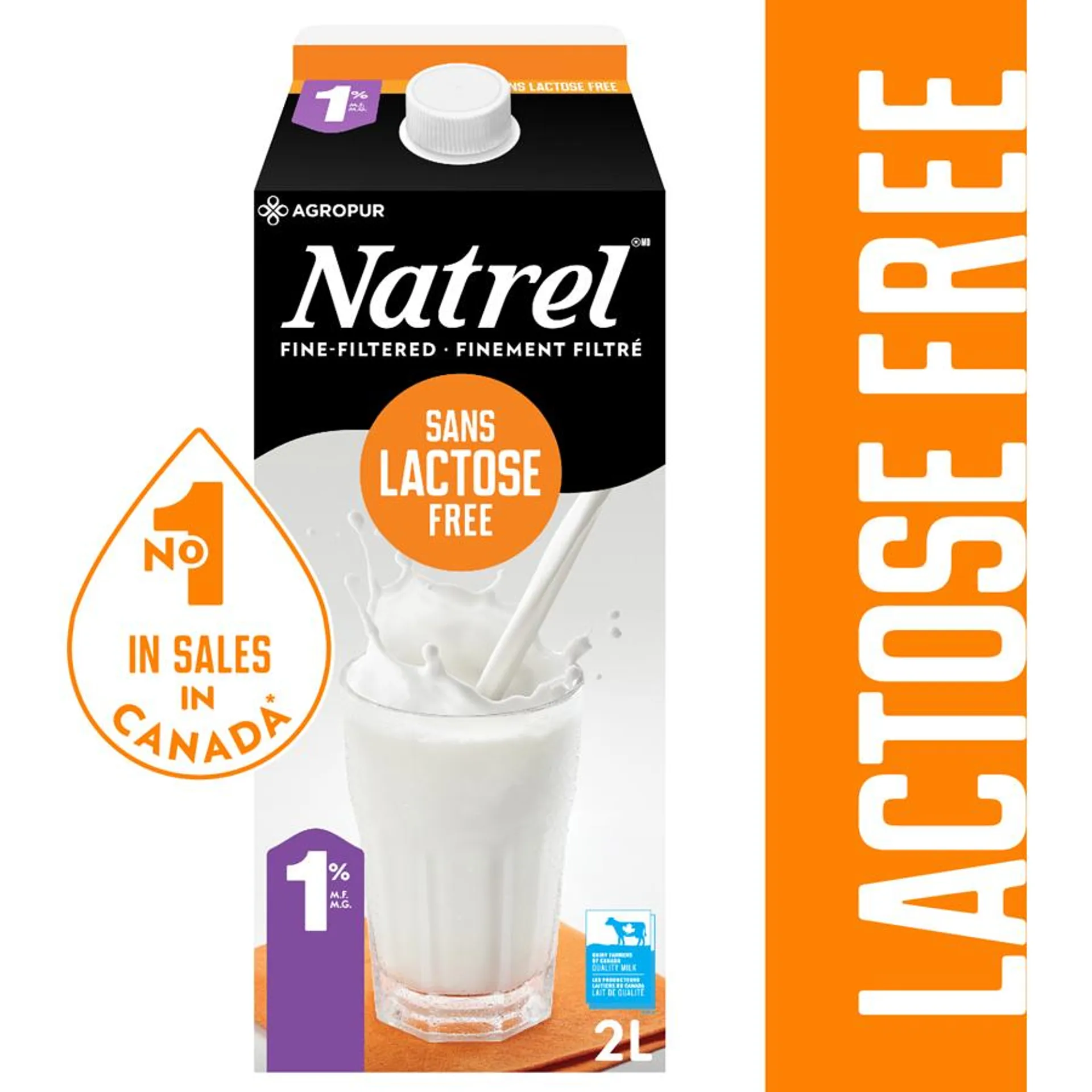 Lactose Free 1% Dairy Product