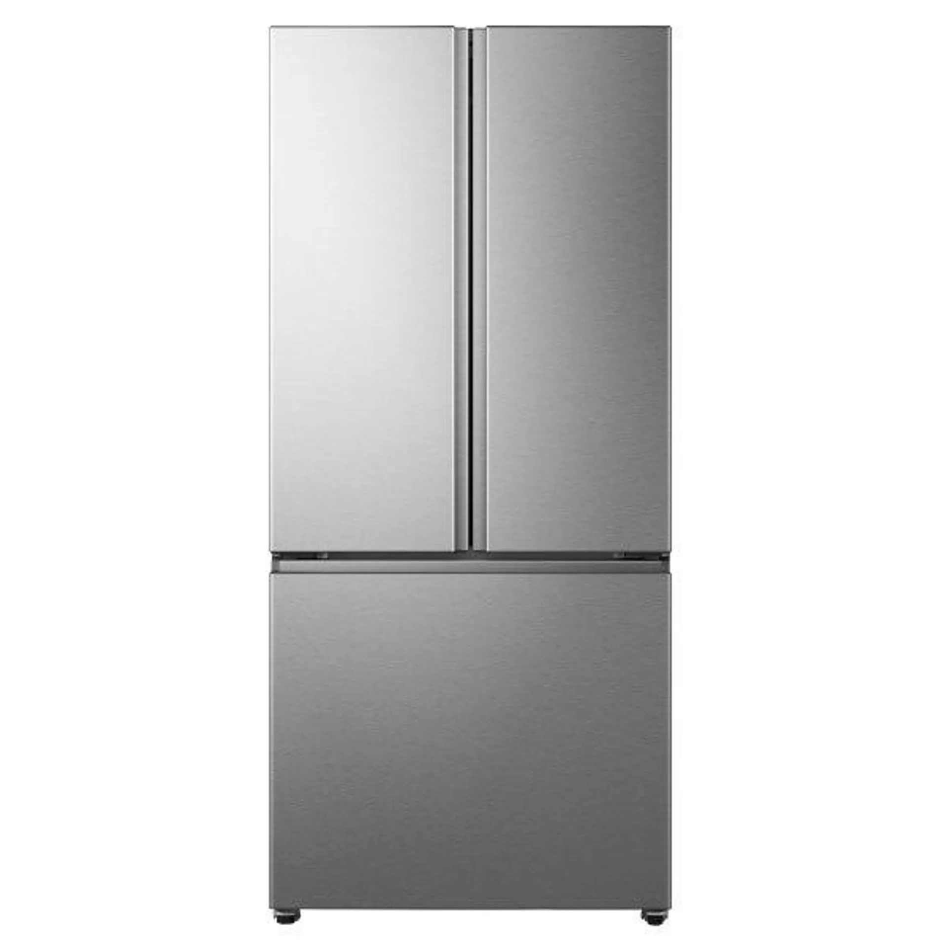 Hisense 30 in. 20.8 cu ft. Stainless Steel French Door Refrigerator with Full Width Adjustable Shelves